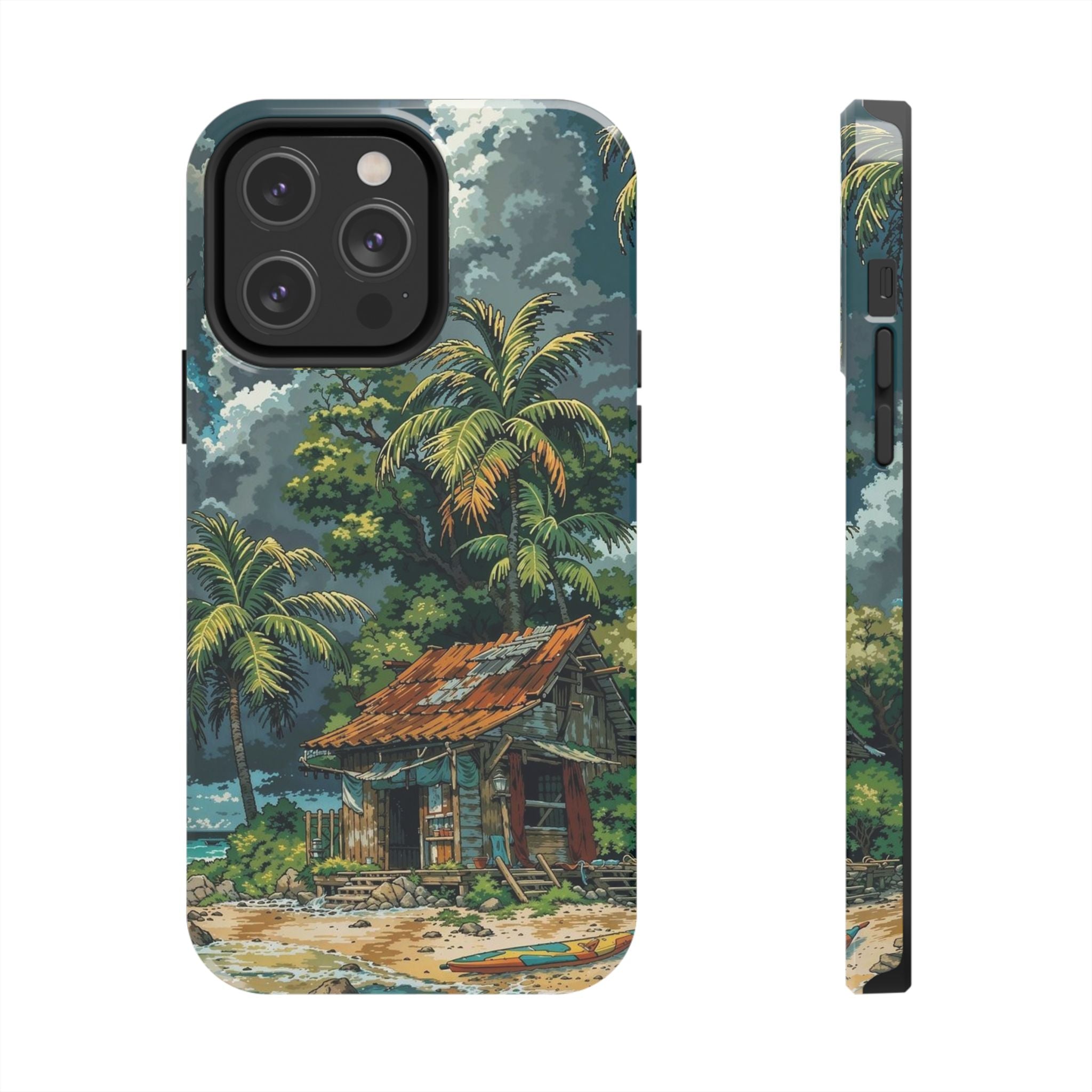 Tropical Paradise Tough iPhone and Samsung Cases - Beach Vibe, Summer Gift, Durable Protection for Adventure Lovers, Coastal Decor, Phone Accessories