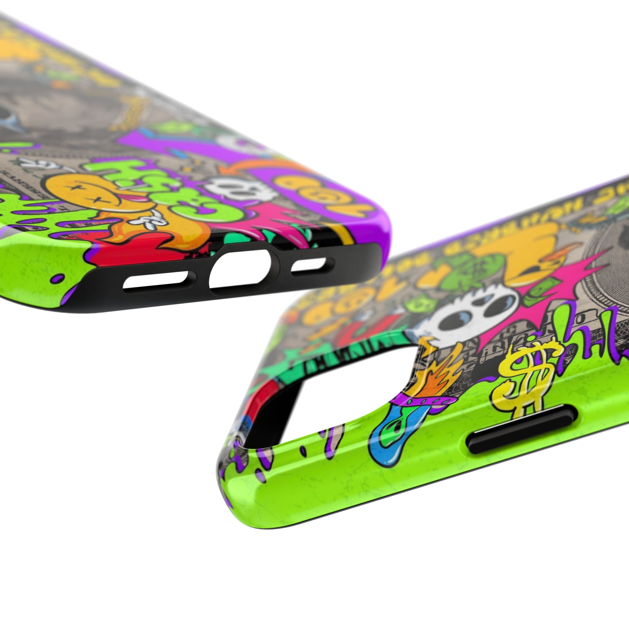 Vibrant Abstract Tough iPhone and Samsung Phone Cases - Funky, Graffiti-Style Protection, Perfect for Teens, Unique Gift, Street Art Lover, Cool Accessories