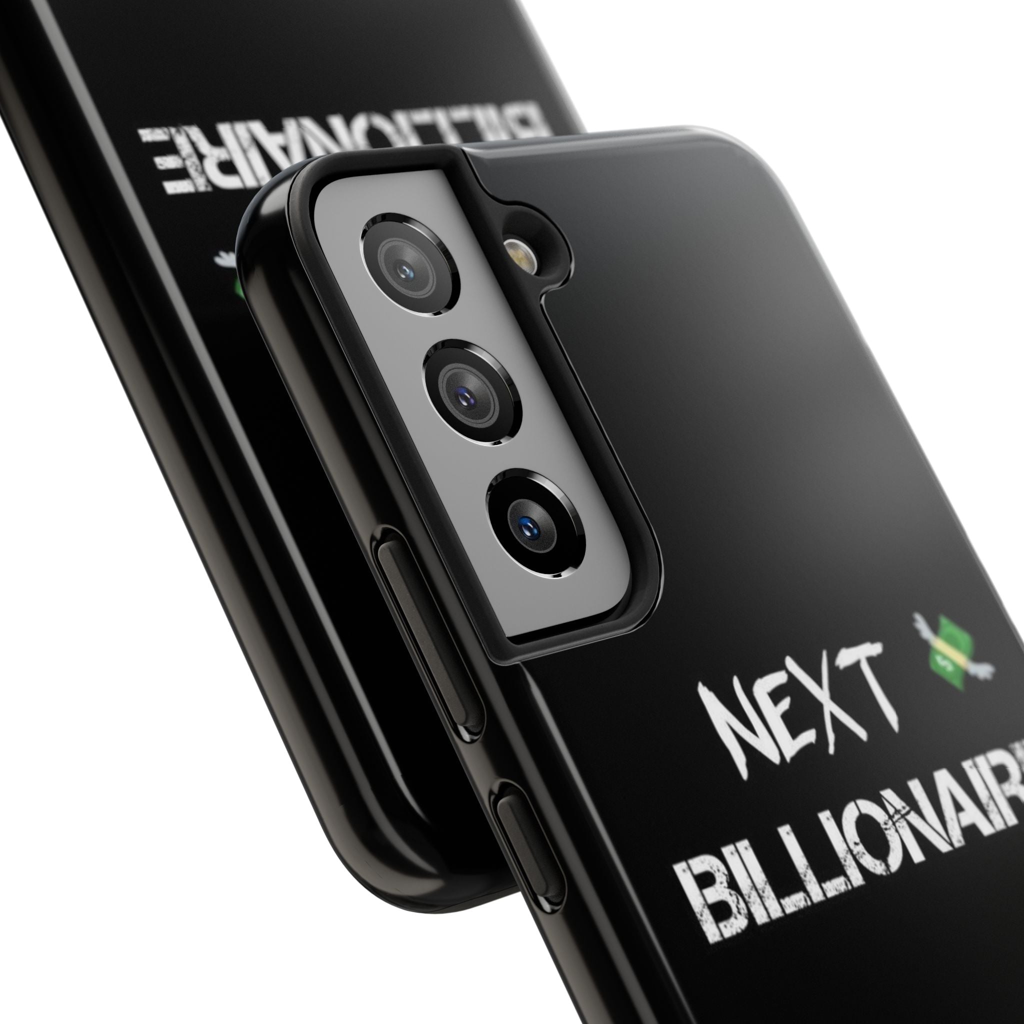 Bold Next Billionaire Phone Case, Tough Phone Cover, Entrepreneur Gift, Motivational Phone Accessory, Unique Tech Decor