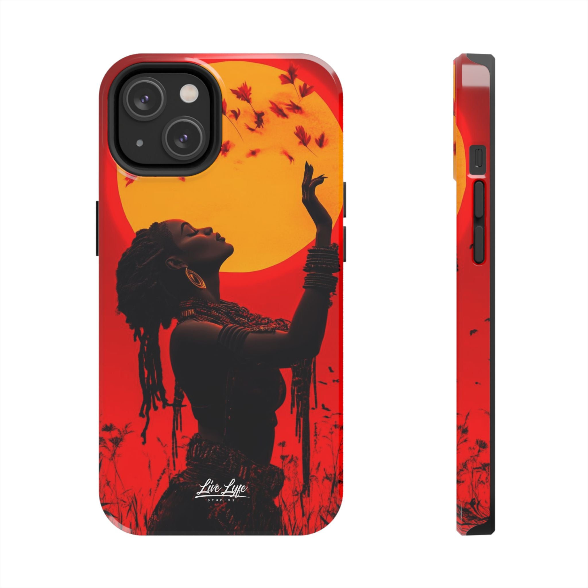 Sunset Spirit, Rasta Soul Awakening Phone Case