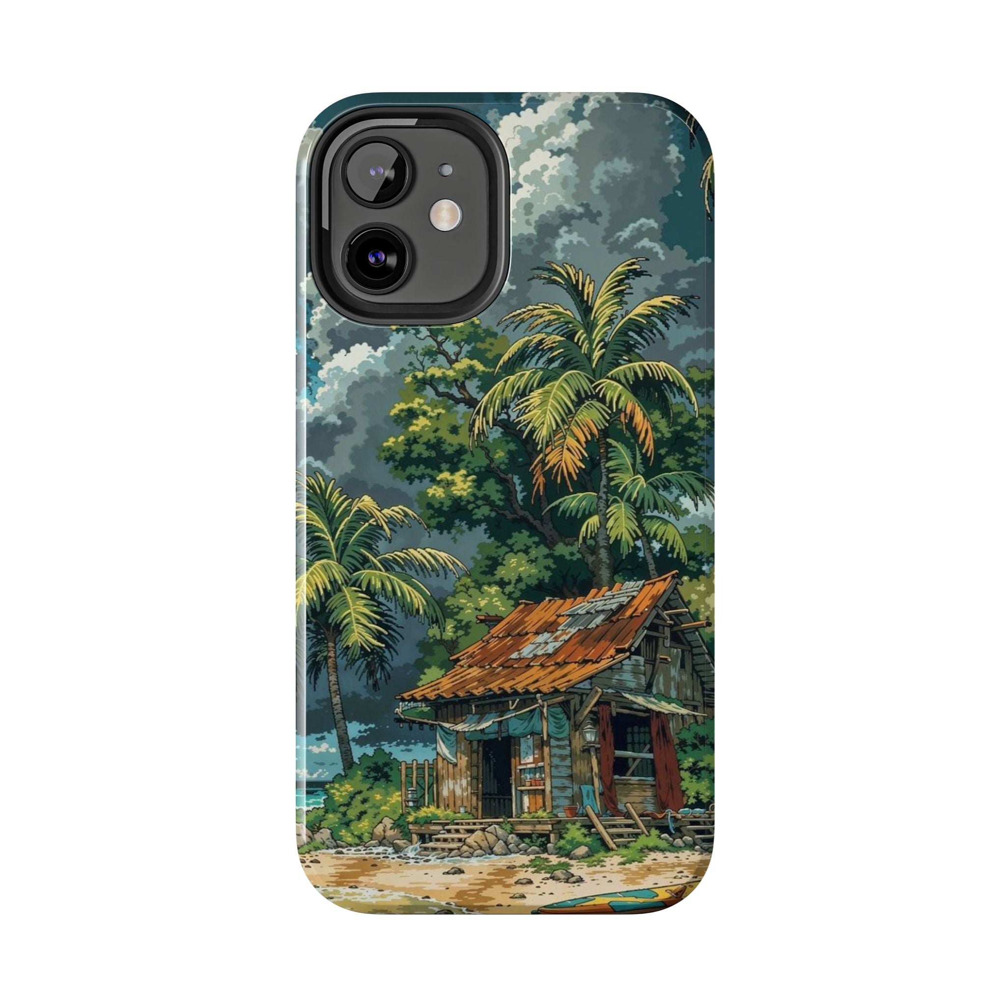Tropical Paradise Tough iPhone and Samsung Cases - Beach Vibe, Summer Gift, Durable Protection for Adventure Lovers, Coastal Decor, Phone Accessories