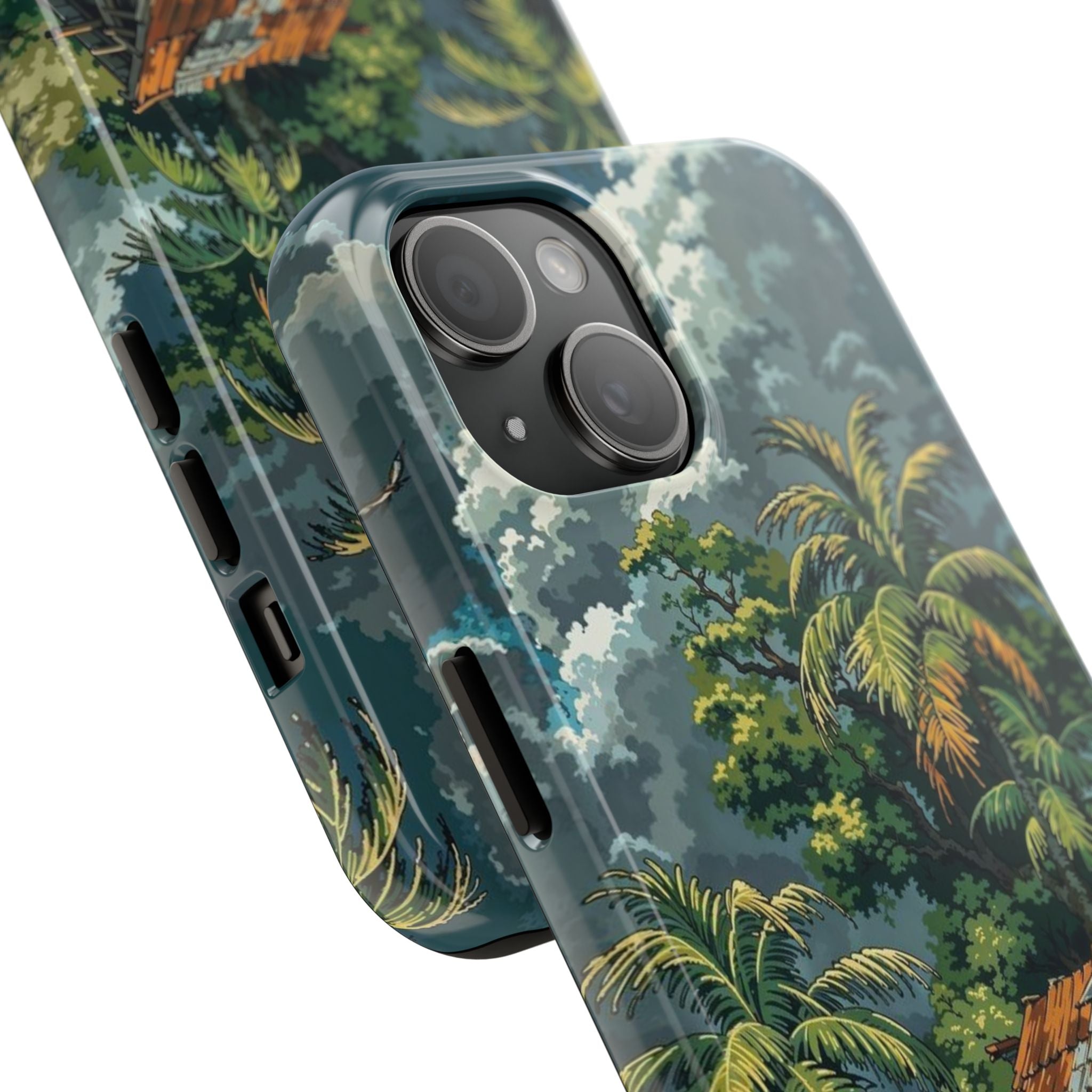 Tropical Paradise Tough iPhone and Samsung Cases - Beach Vibe, Summer Gift, Durable Protection for Adventure Lovers, Coastal Decor, Phone Accessories
