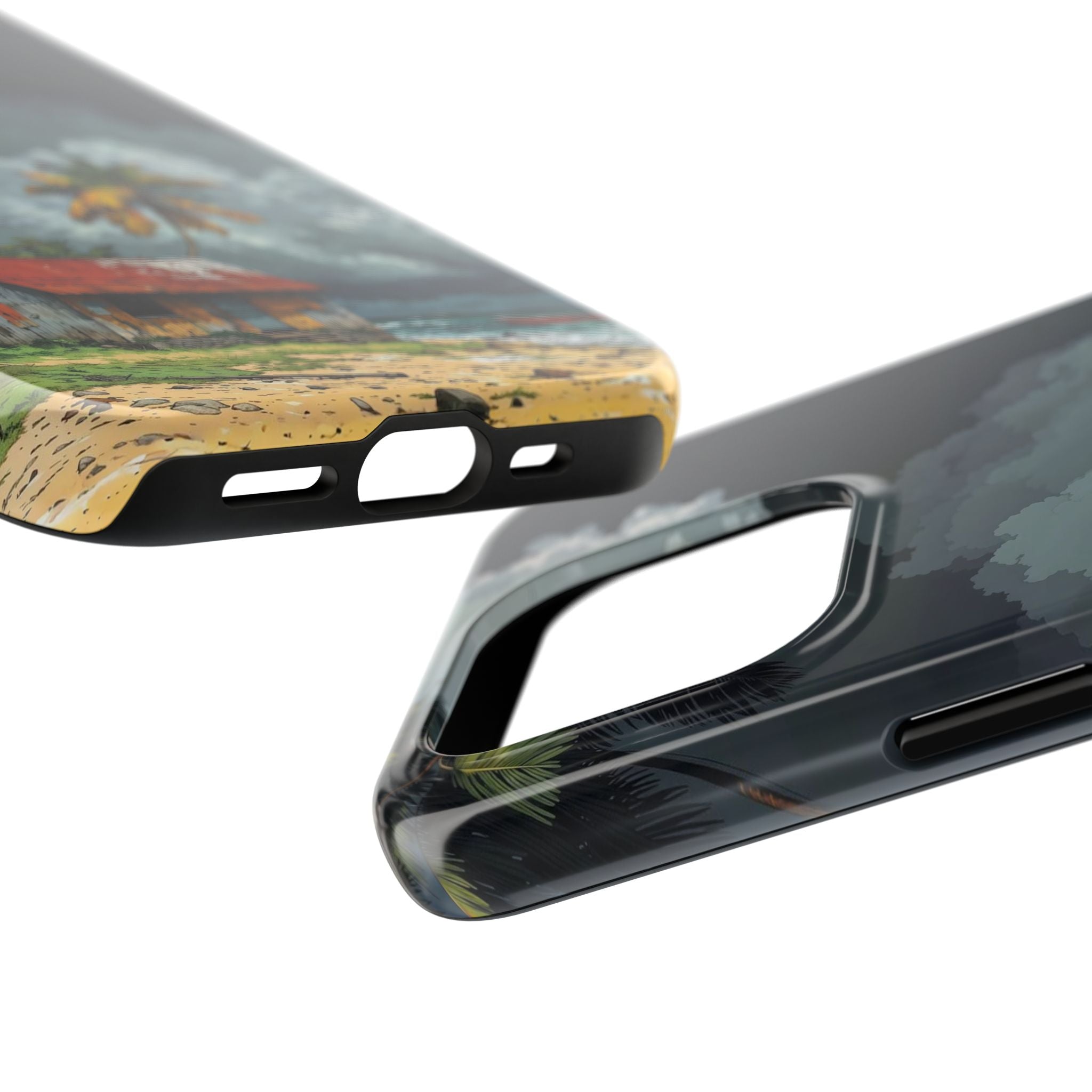 Tropical Beach Phone Cases - Coastal Vibes, Summer Gift, Adventure Ready, Travel Companion, Protective Cover Layer