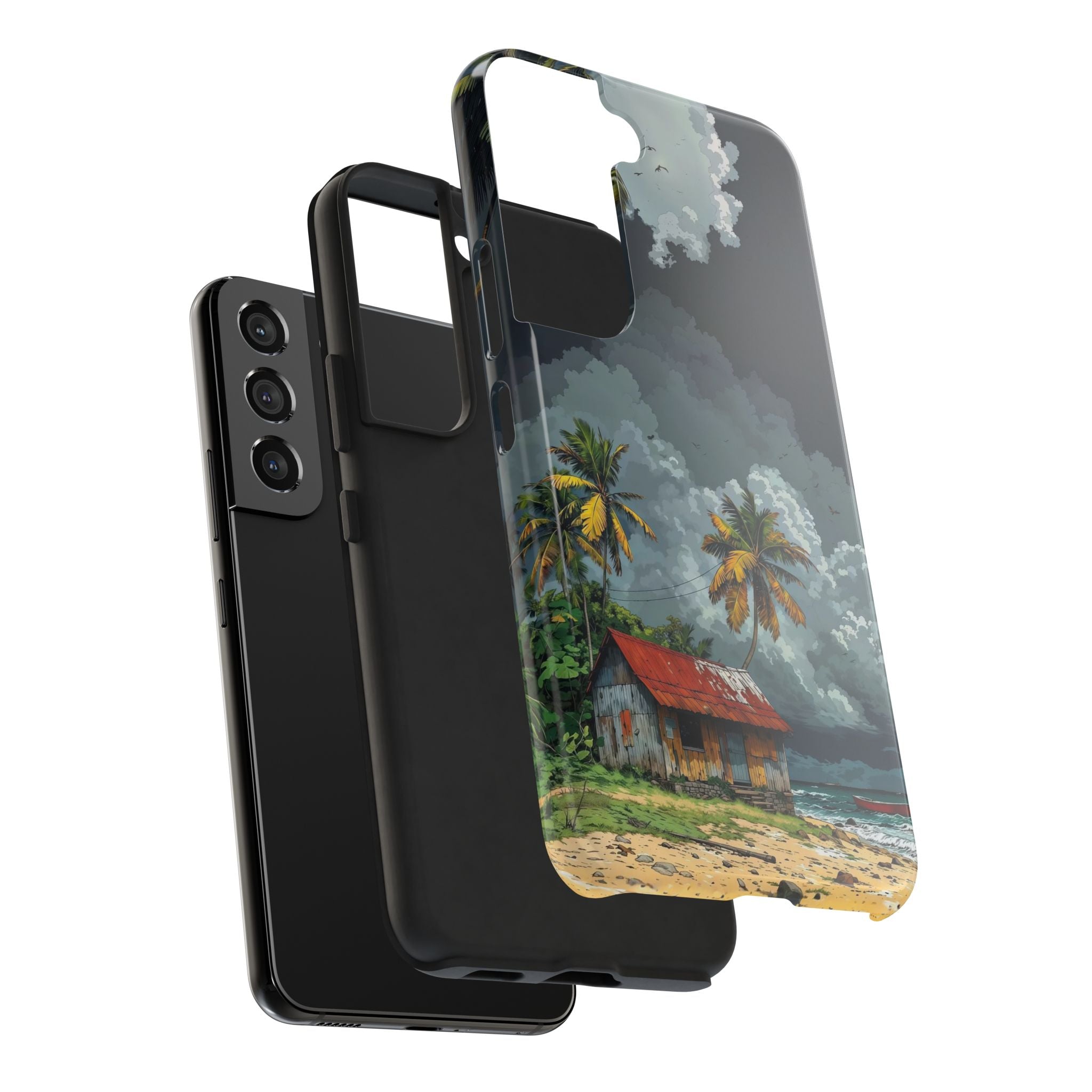 Tropical Beach Phone Cases - Coastal Vibes, Summer Gift, Adventure Ready, Travel Companion, Protective Cover Layer