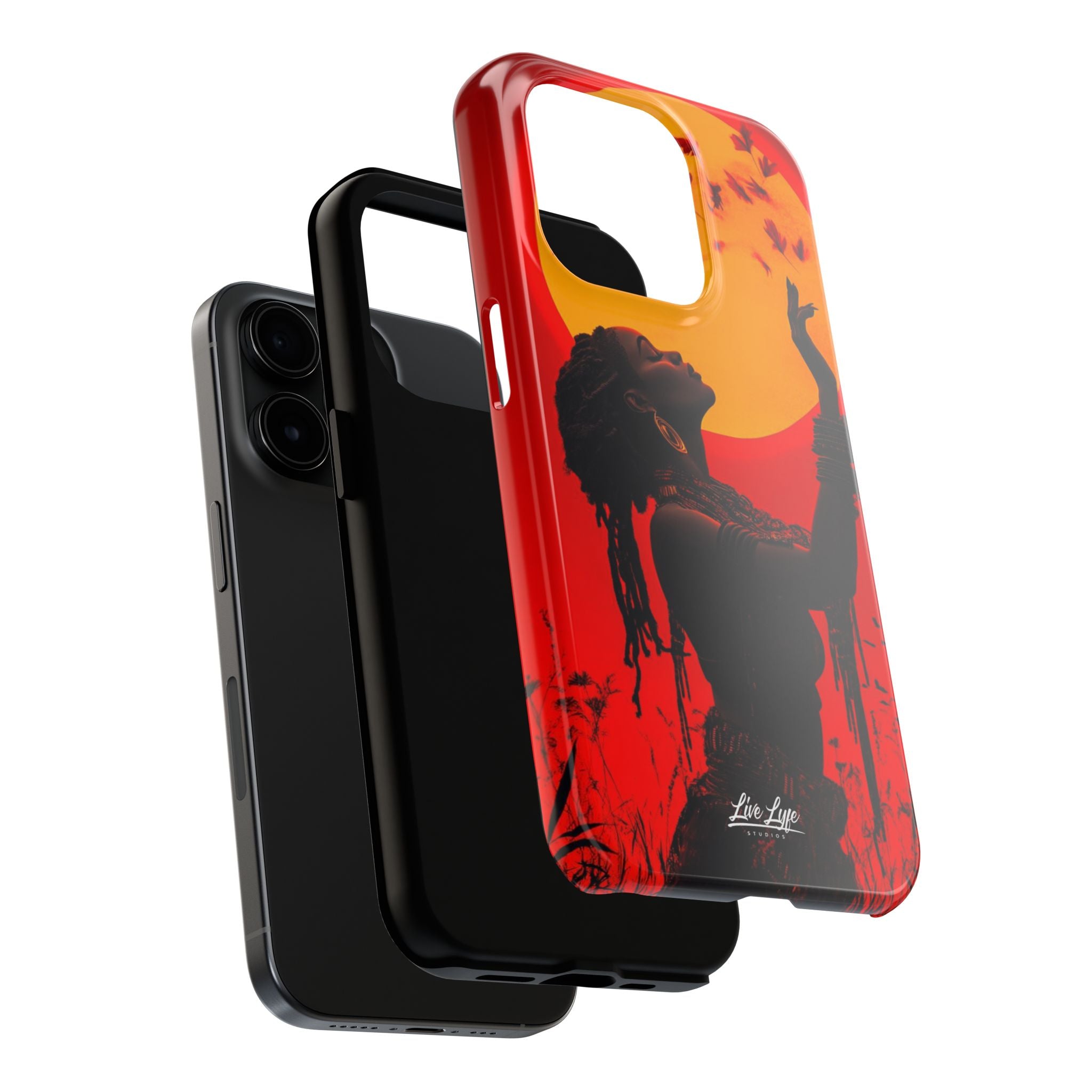 Sunset Spirit, Rasta Soul Awakening Phone Case
