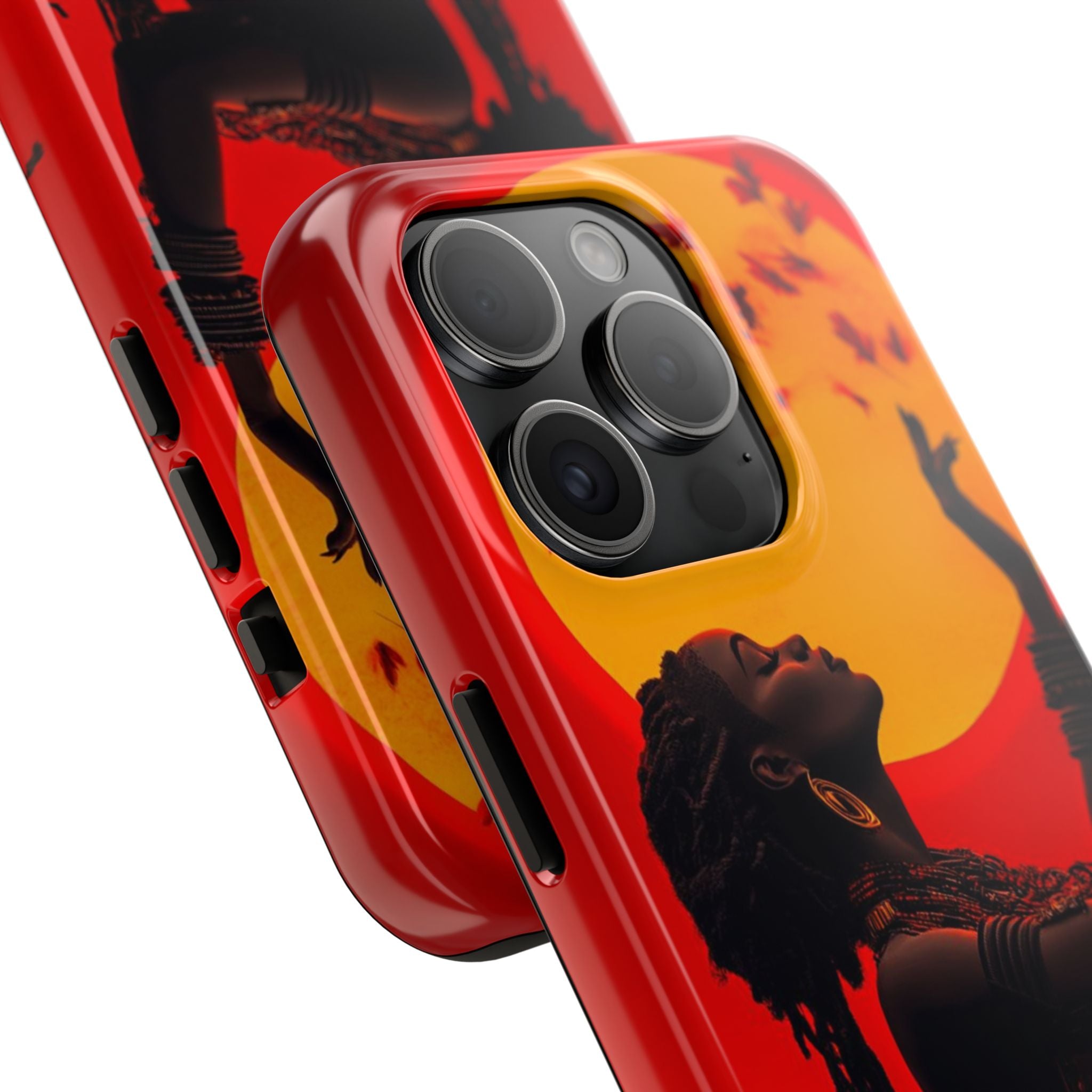 Sunset Spirit, Rasta Soul Awakening Phone Case