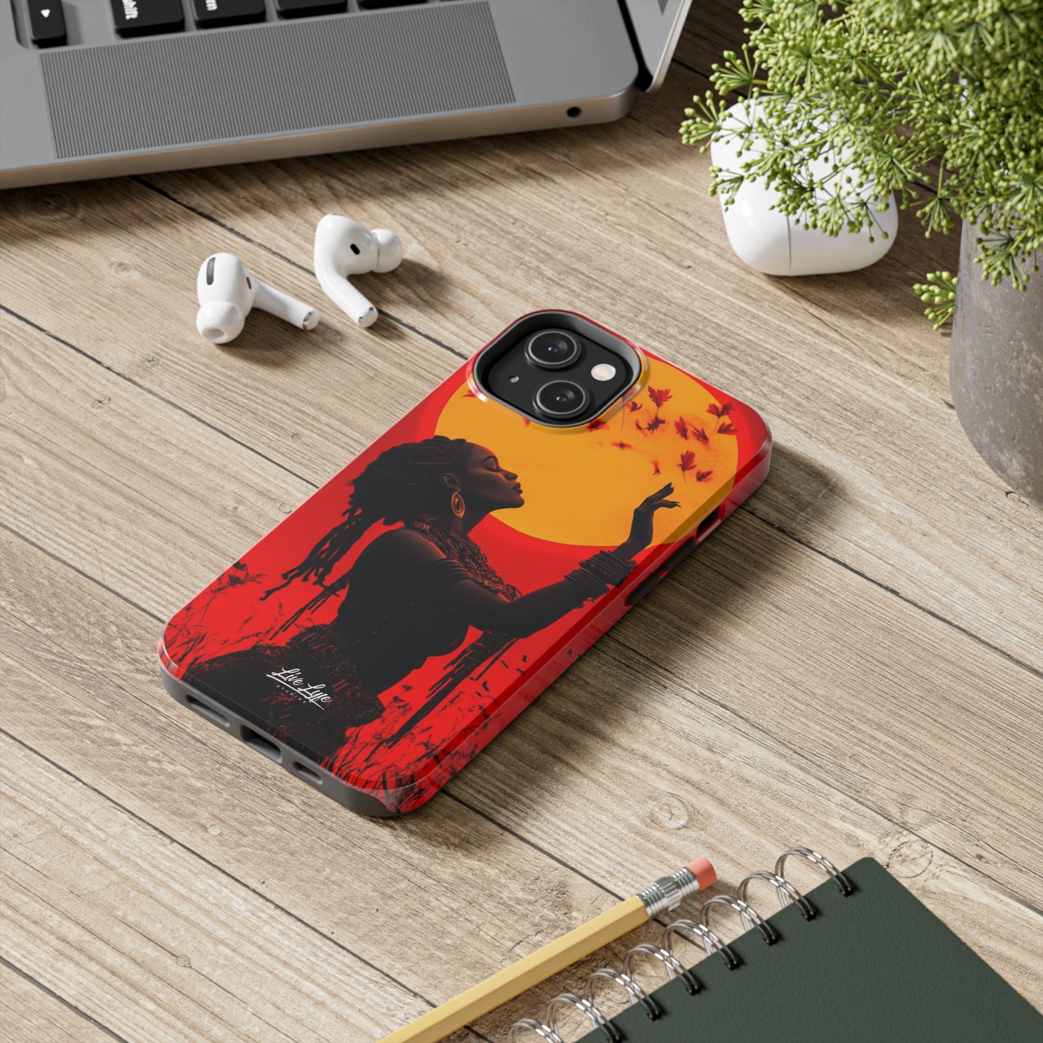 Sunset Spirit, Rasta Soul Awakening Phone Case