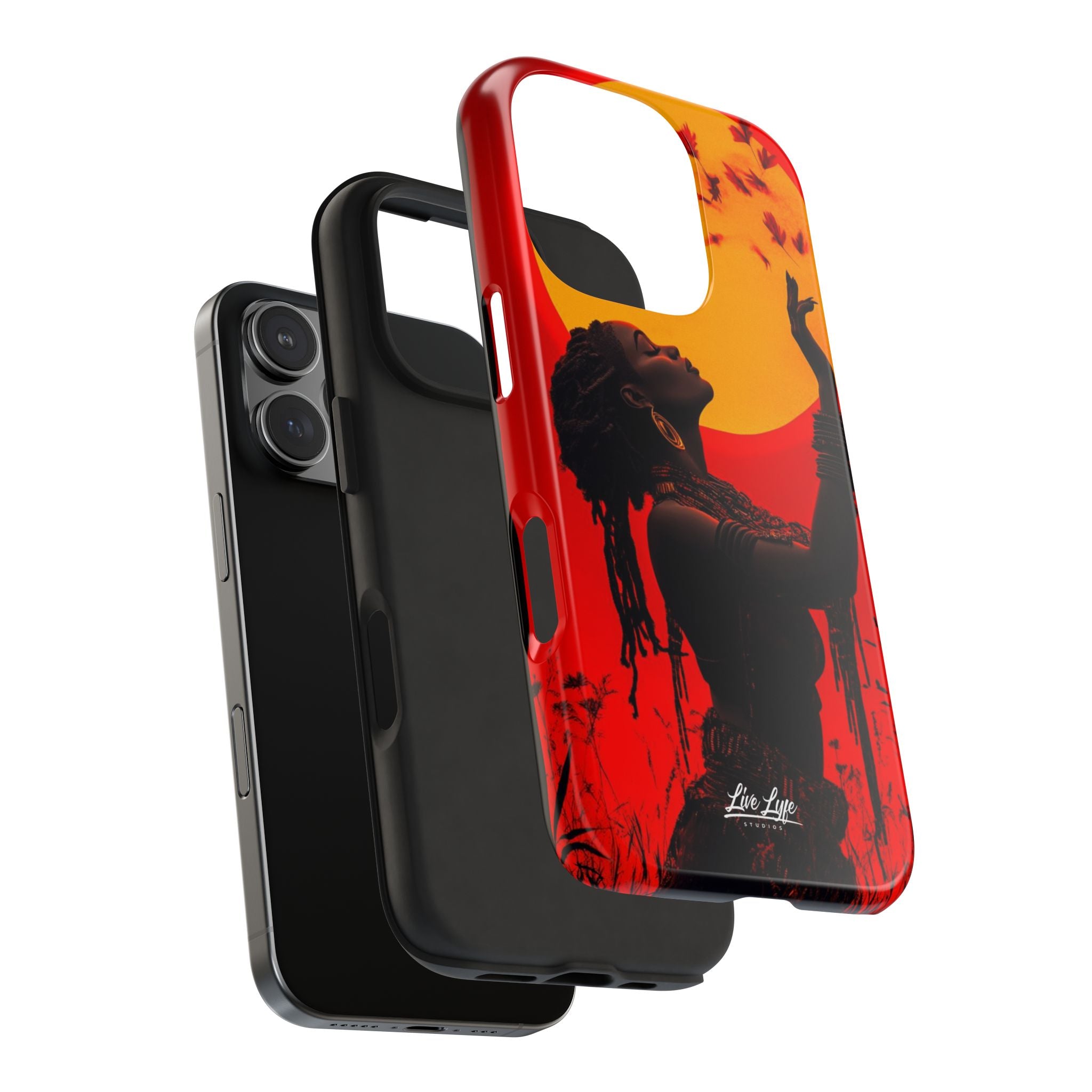 Sunset Spirit, Rasta Soul Awakening Phone Case
