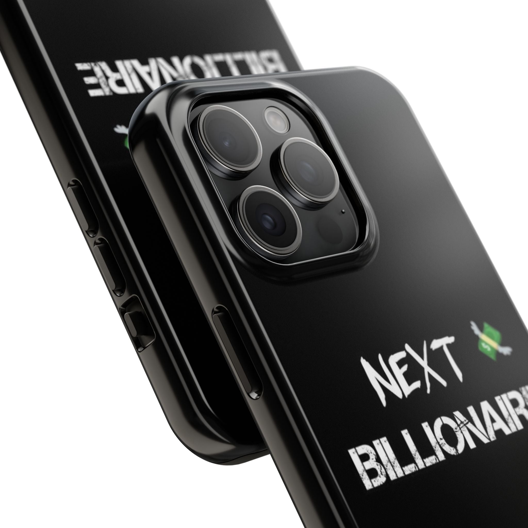 Bold Next Billionaire Phone Case, Tough Phone Cover, Entrepreneur Gift, Motivational Phone Accessory, Unique Tech Decor