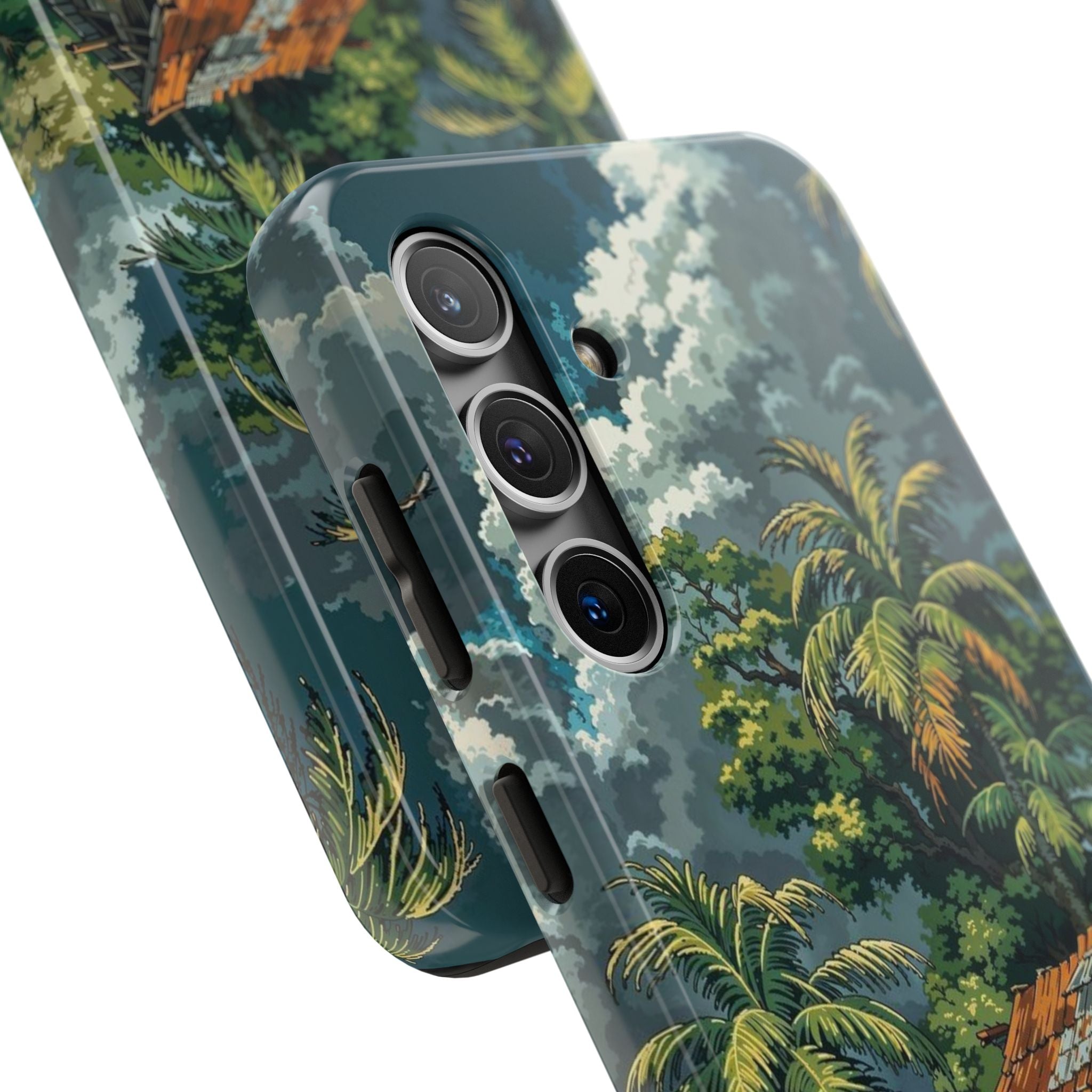 Tropical Paradise Tough iPhone and Samsung Cases - Beach Vibe, Summer Gift, Durable Protection for Adventure Lovers, Coastal Decor, Phone Accessories