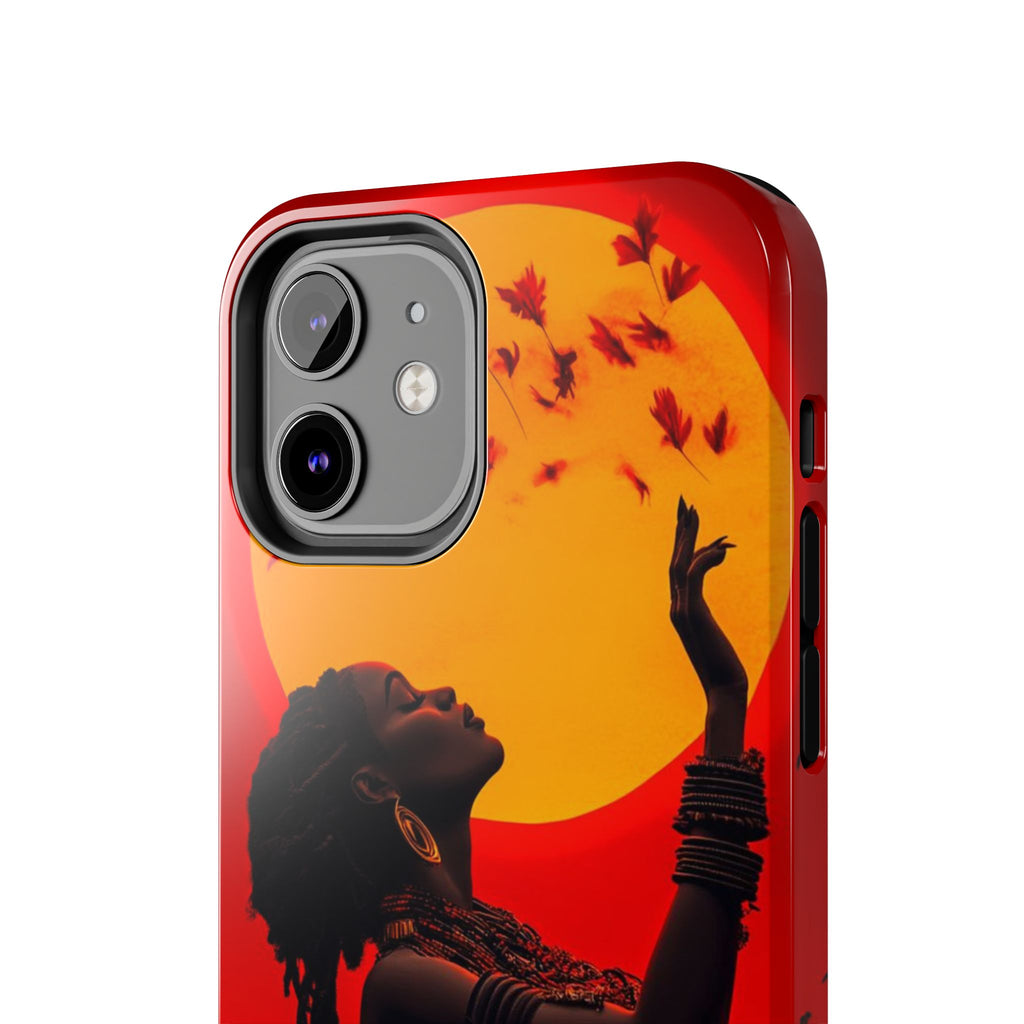 Sunset Spirit, Rasta Soul Awakening Phone Case