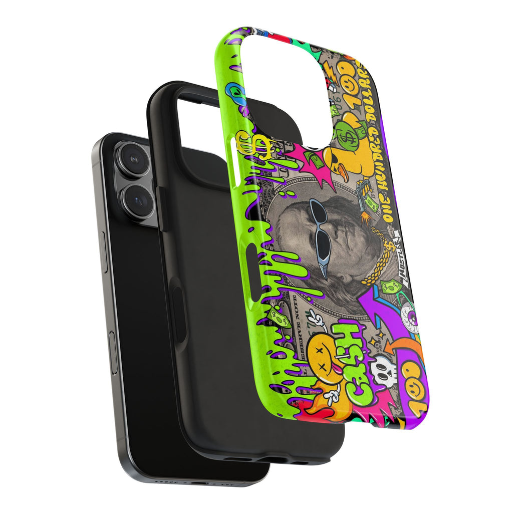 Vibrant Abstract Tough iPhone and Samsung Phone Cases - Funky, Graffiti-Style Protection, Perfect for Teens, Unique Gift, Street Art Lover, Cool Accessories