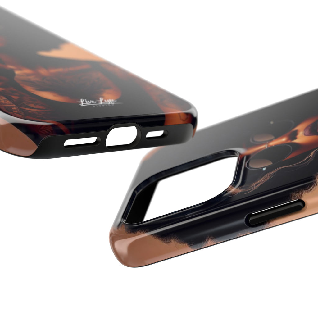 Smoke & Soul Afro Queen Vibe Phone Case, Protective Phone Case