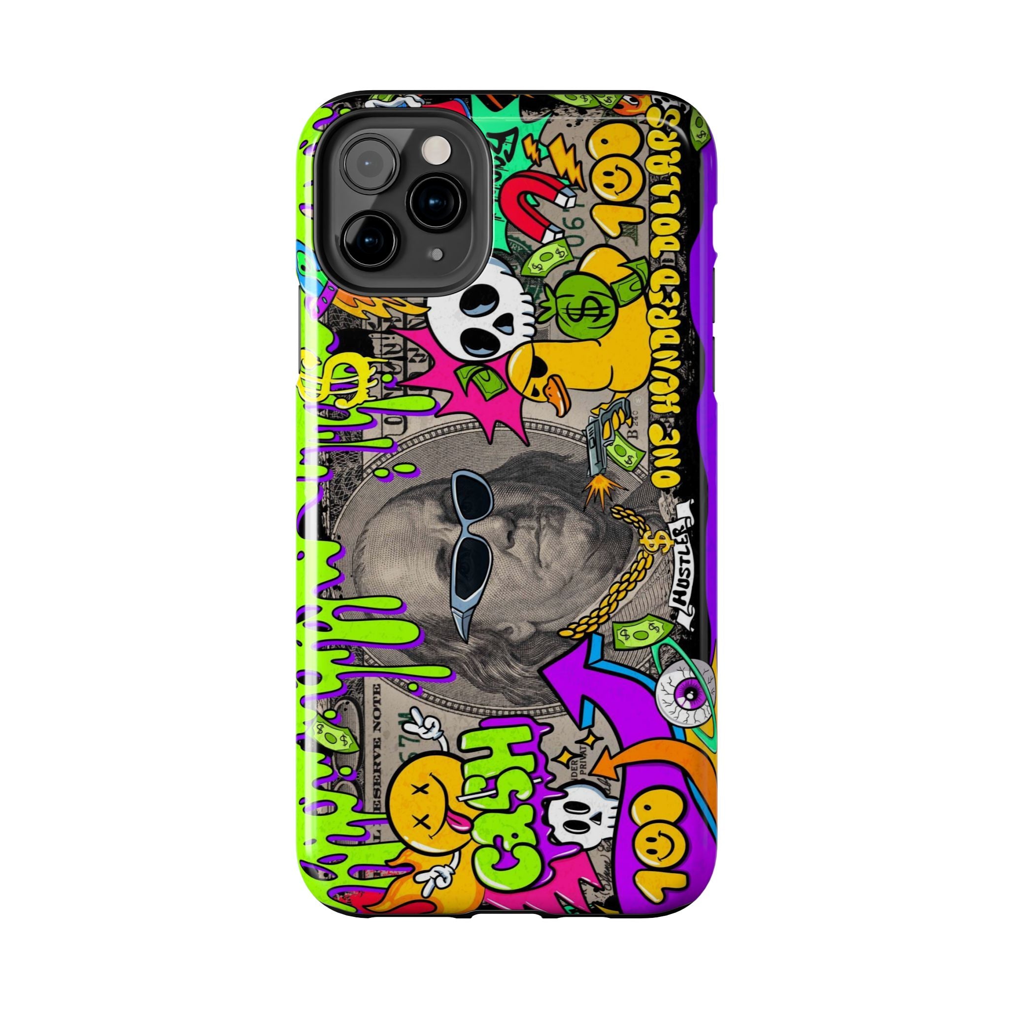 Vibrant Abstract Tough iPhone and Samsung Phone Cases - Funky, Graffiti-Style Protection, Perfect for Teens, Unique Gift, Street Art Lover, Cool Accessories
