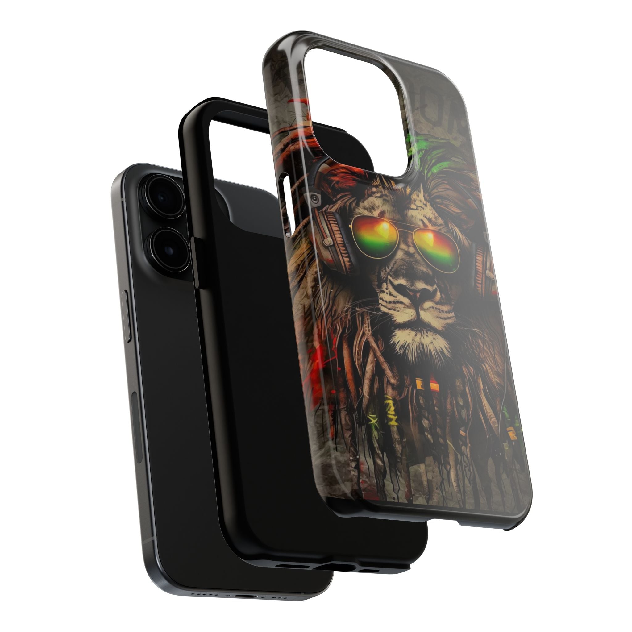 Reggae Lion Iphone Phone Case - Tough Phone Cases for Music Lovers, Gift for Rasta Fans, Vibrant Phone Cover, Unique Phone Accessories, [...]