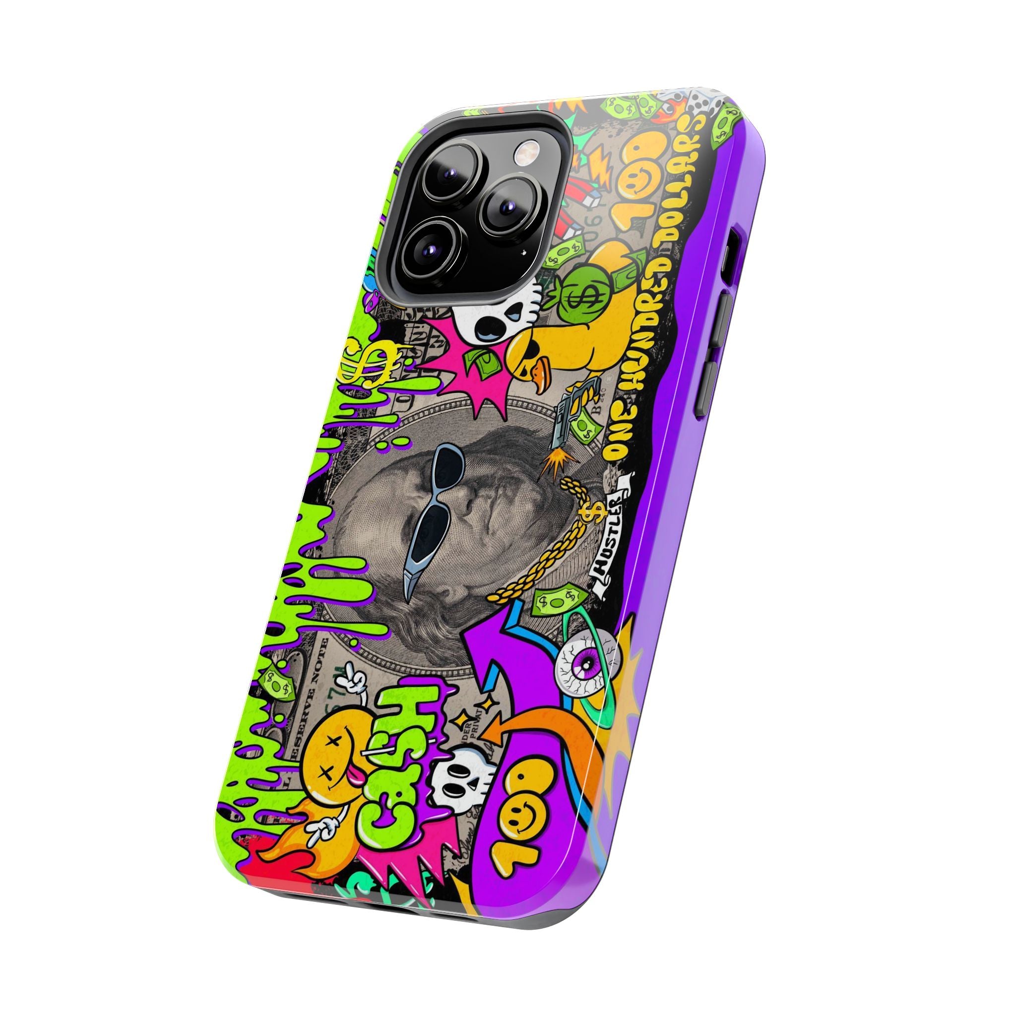 Vibrant Abstract Tough iPhone and Samsung Phone Cases - Funky, Graffiti-Style Protection, Perfect for Teens, Unique Gift, Street Art Lover, Cool Accessories