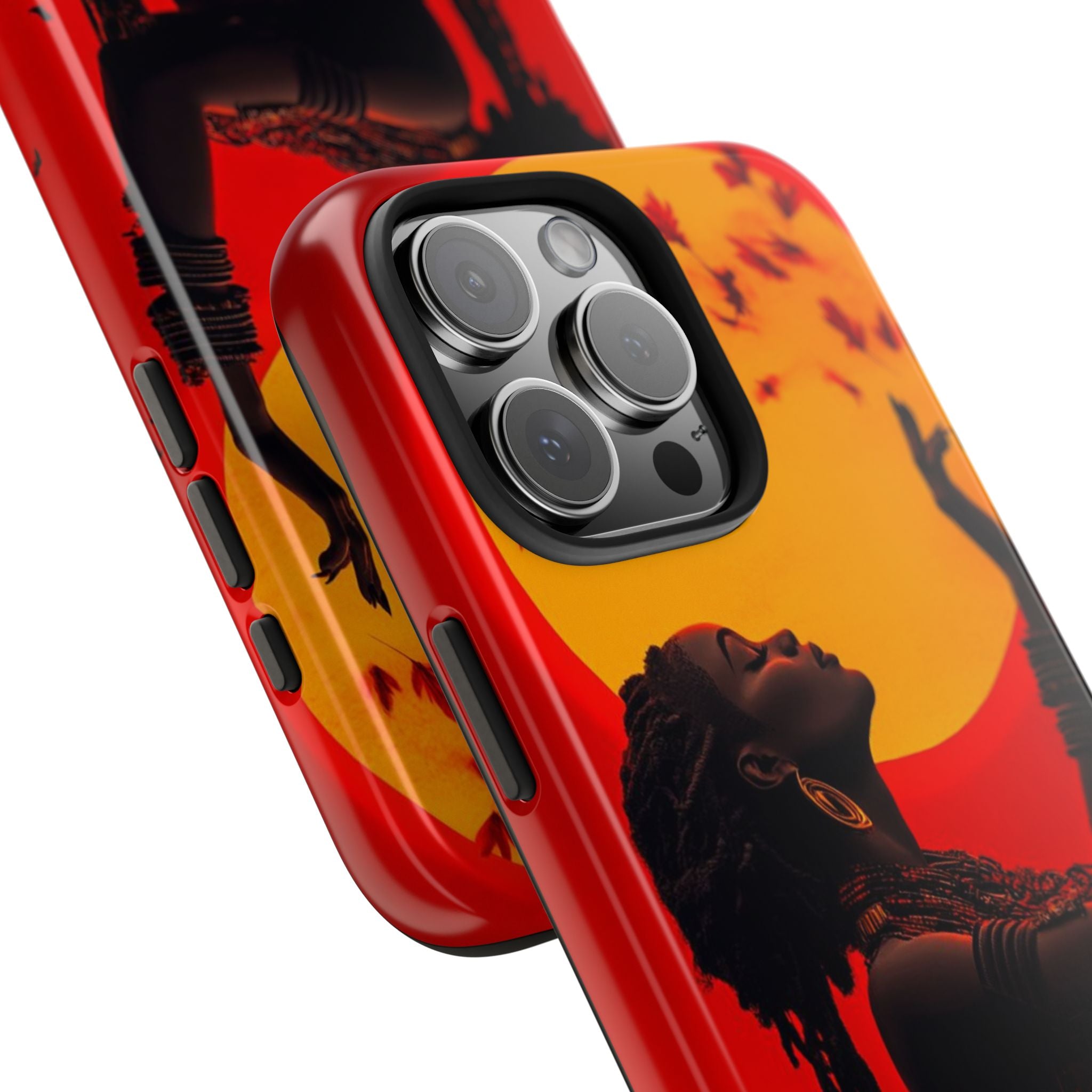 Sunset Spirit, Rasta Soul Awakening Phone Case