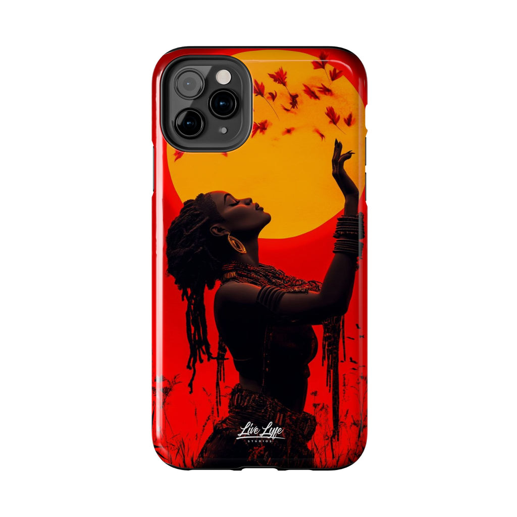 Sunset Spirit, Rasta Soul Awakening Phone Case