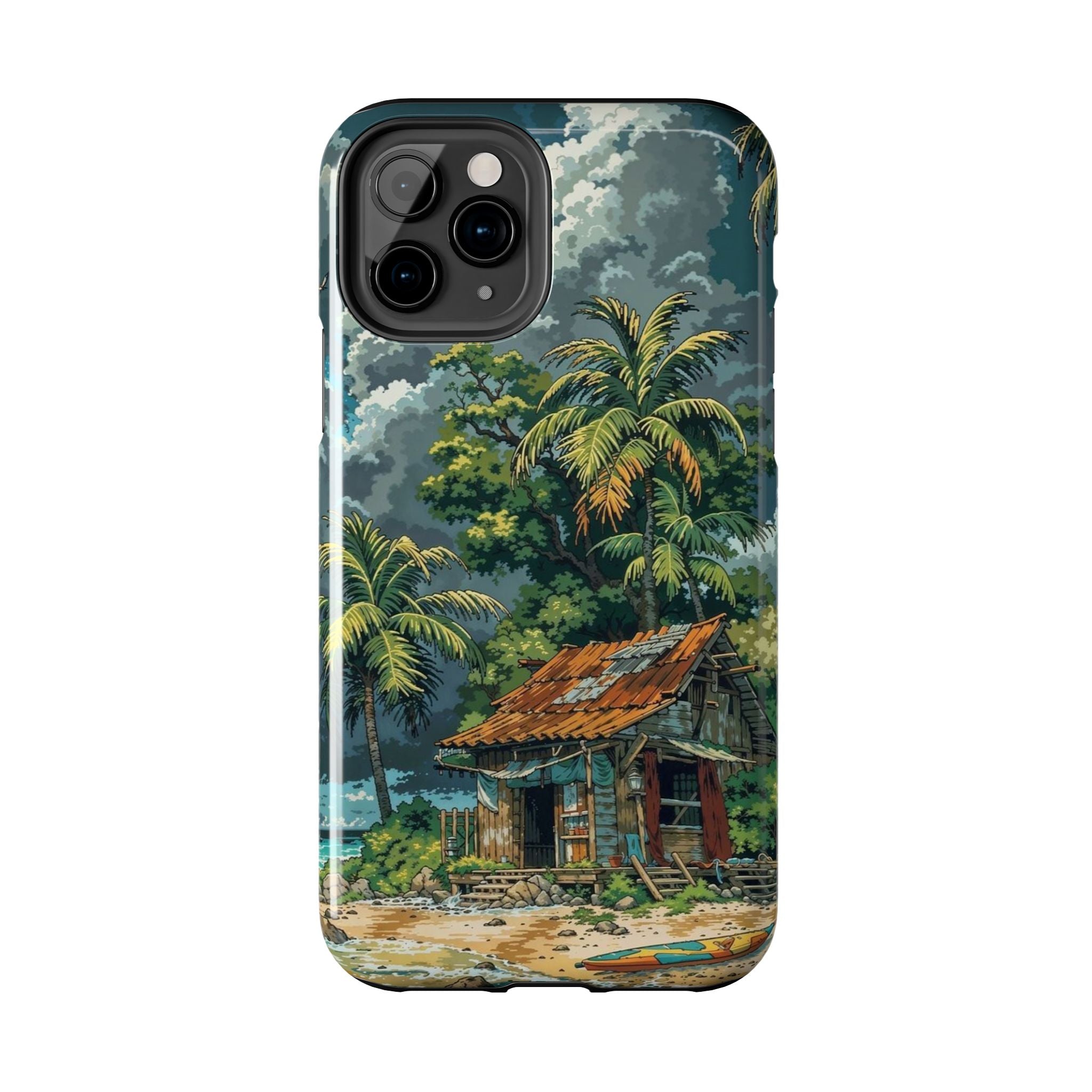 Tropical Paradise Tough iPhone and Samsung Cases - Beach Vibe, Summer Gift, Durable Protection for Adventure Lovers, Coastal Decor, Phone Accessories