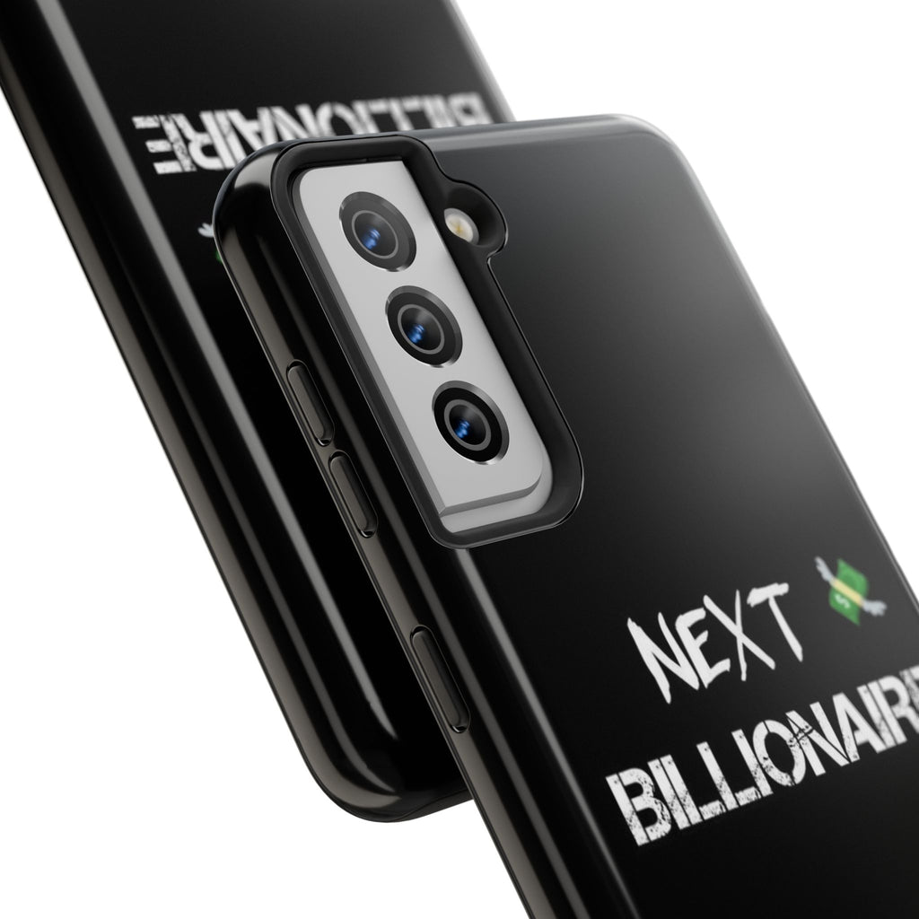Bold Next Billionaire Phone Case, Tough Phone Cover, Entrepreneur Gift, Motivational Phone Accessory, Unique Tech Decor