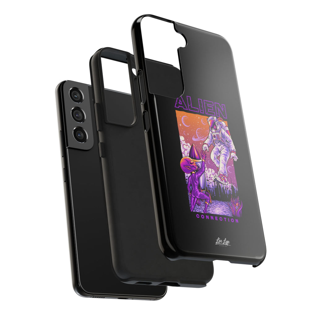 Alien Connection Phone Case – Sleek Black Cover