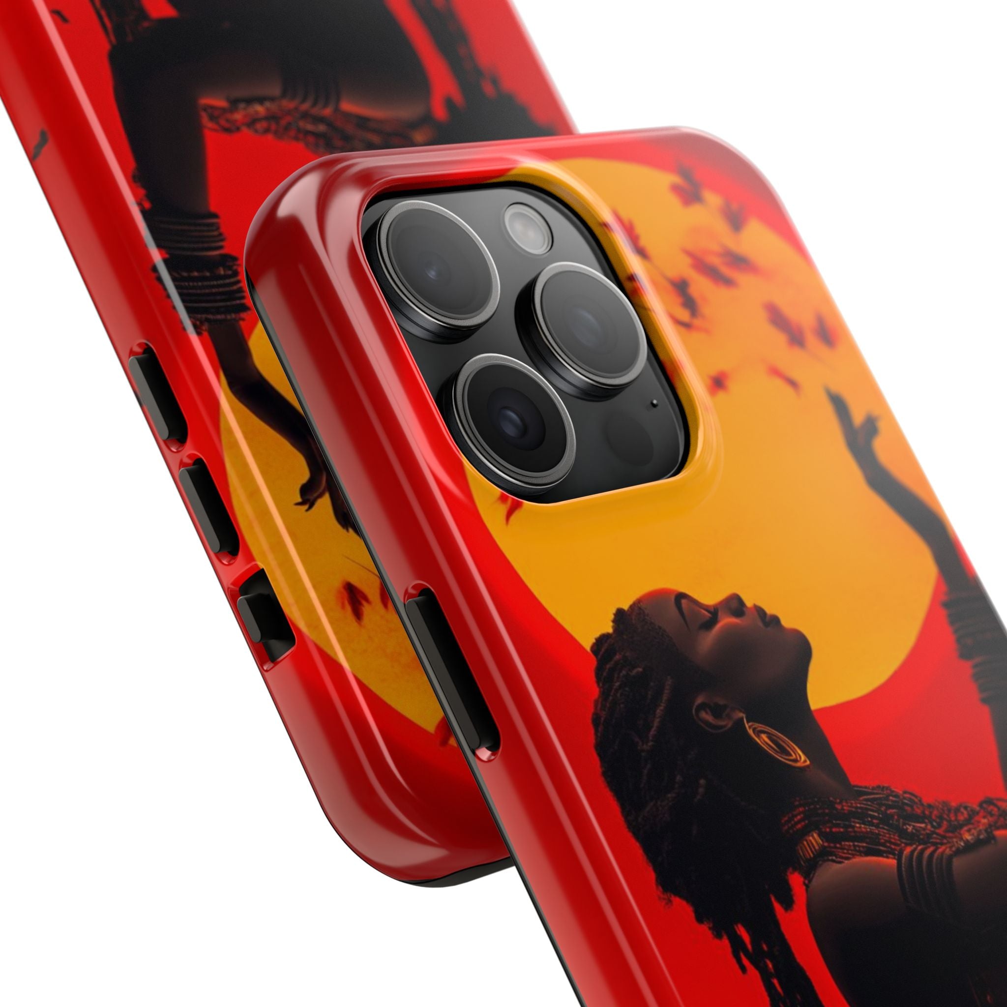 Sunset Spirit, Rasta Soul Awakening Phone Case
