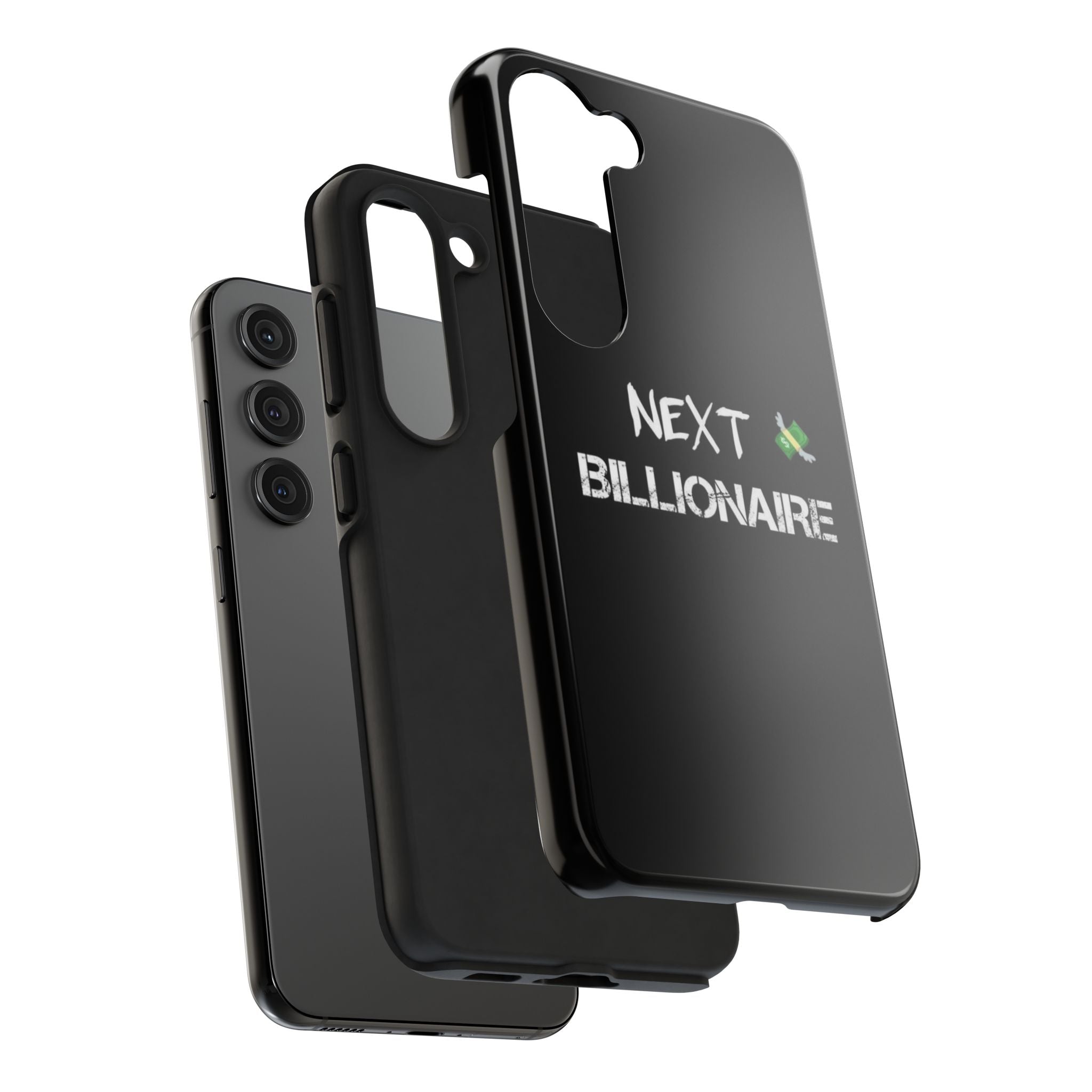 Bold Next Billionaire Phone Case, Tough Phone Cover, Entrepreneur Gift, Motivational Phone Accessory, Unique Tech Decor