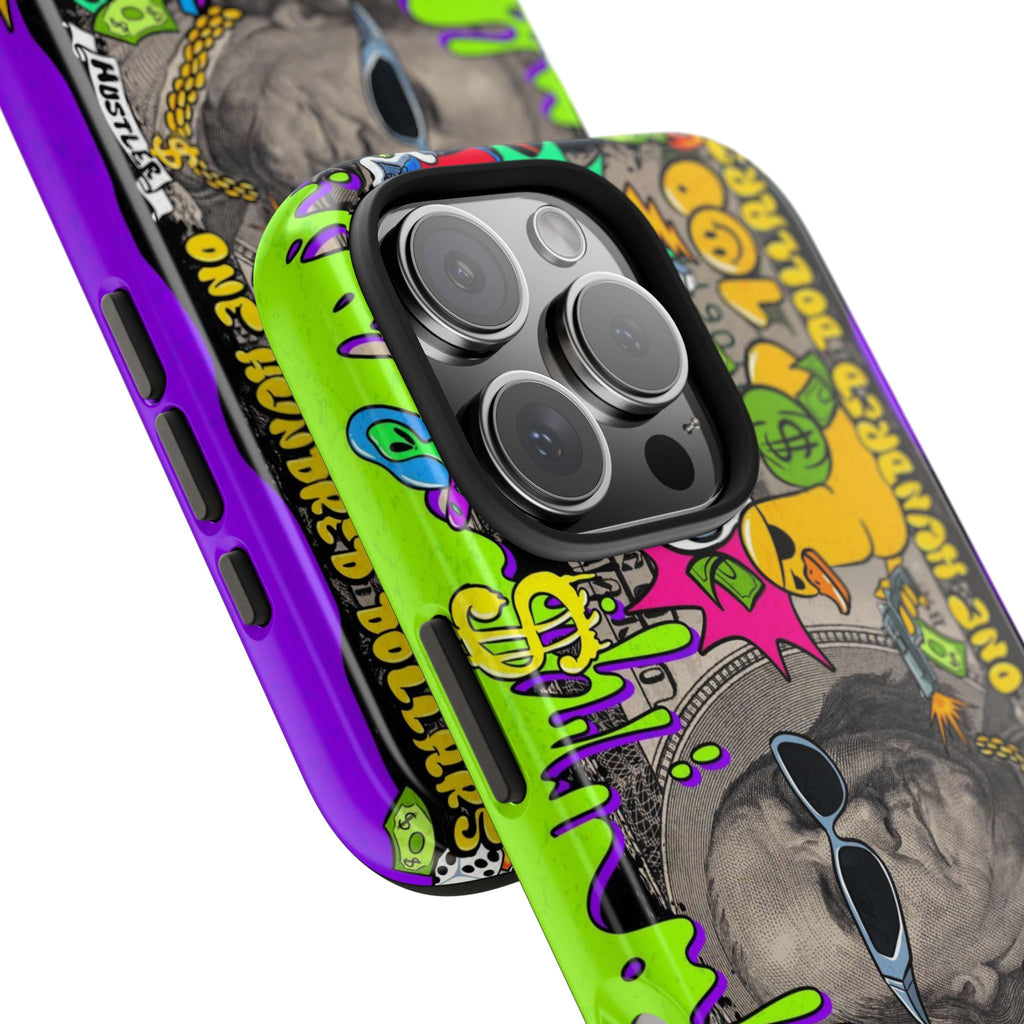 Vibrant Abstract Tough iPhone and Samsung Phone Cases - Funky, Graffiti-Style Protection, Perfect for Teens, Unique Gift, Street Art Lover, Cool Accessories