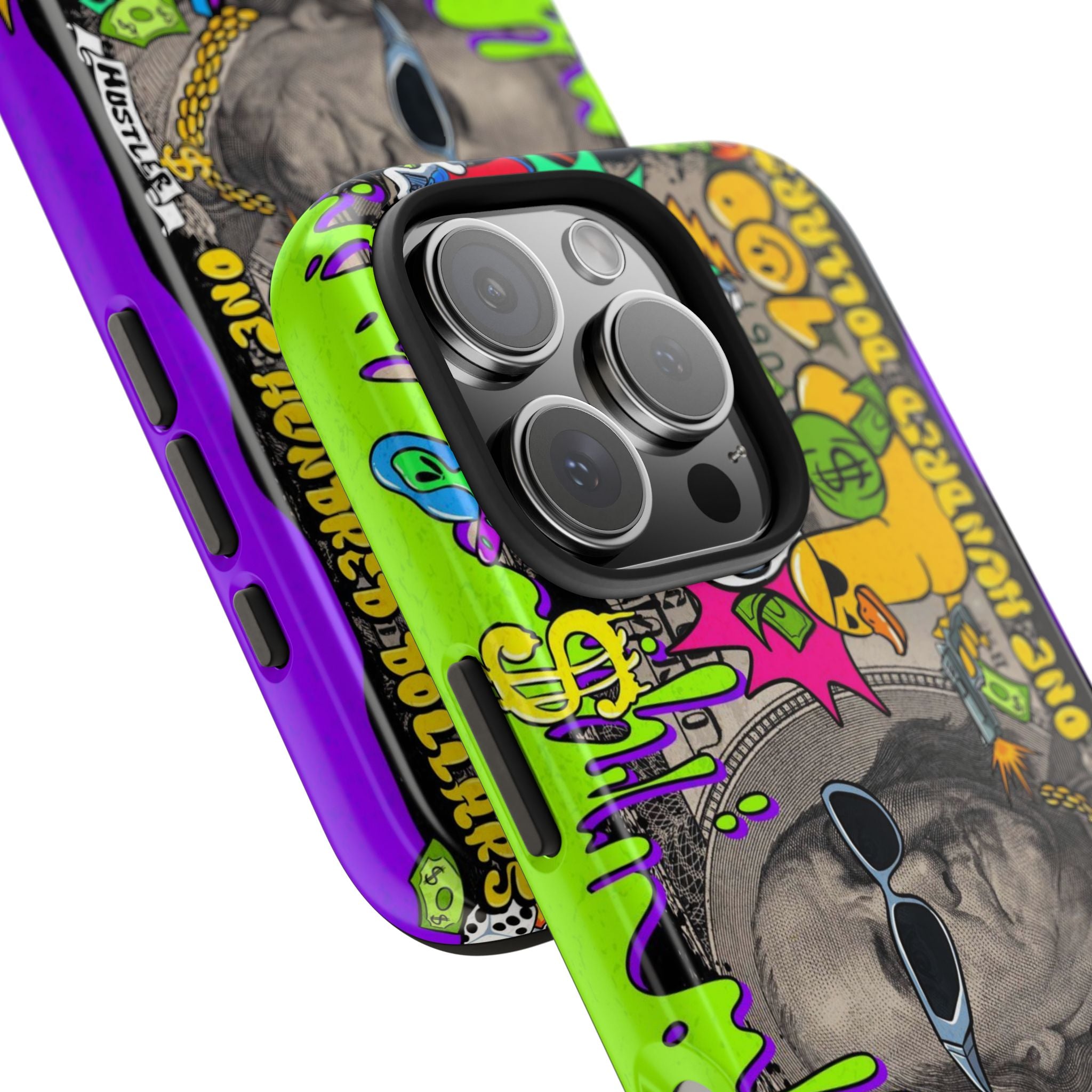 Vibrant Abstract Tough iPhone and Samsung Phone Cases - Funky, Graffiti-Style Protection, Perfect for Teens, Unique Gift, Street Art Lover, Cool Accessories