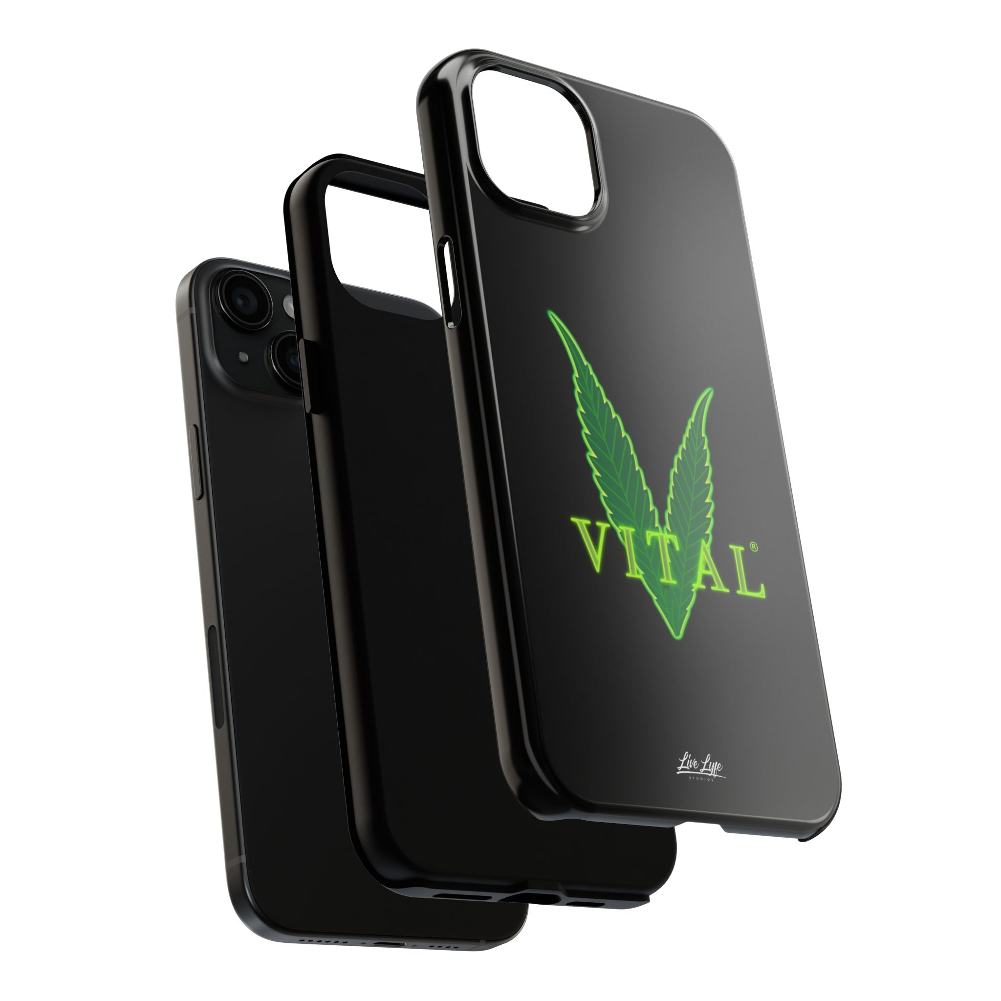 Vital Lyfe Phone Case – Sleek Black Cover