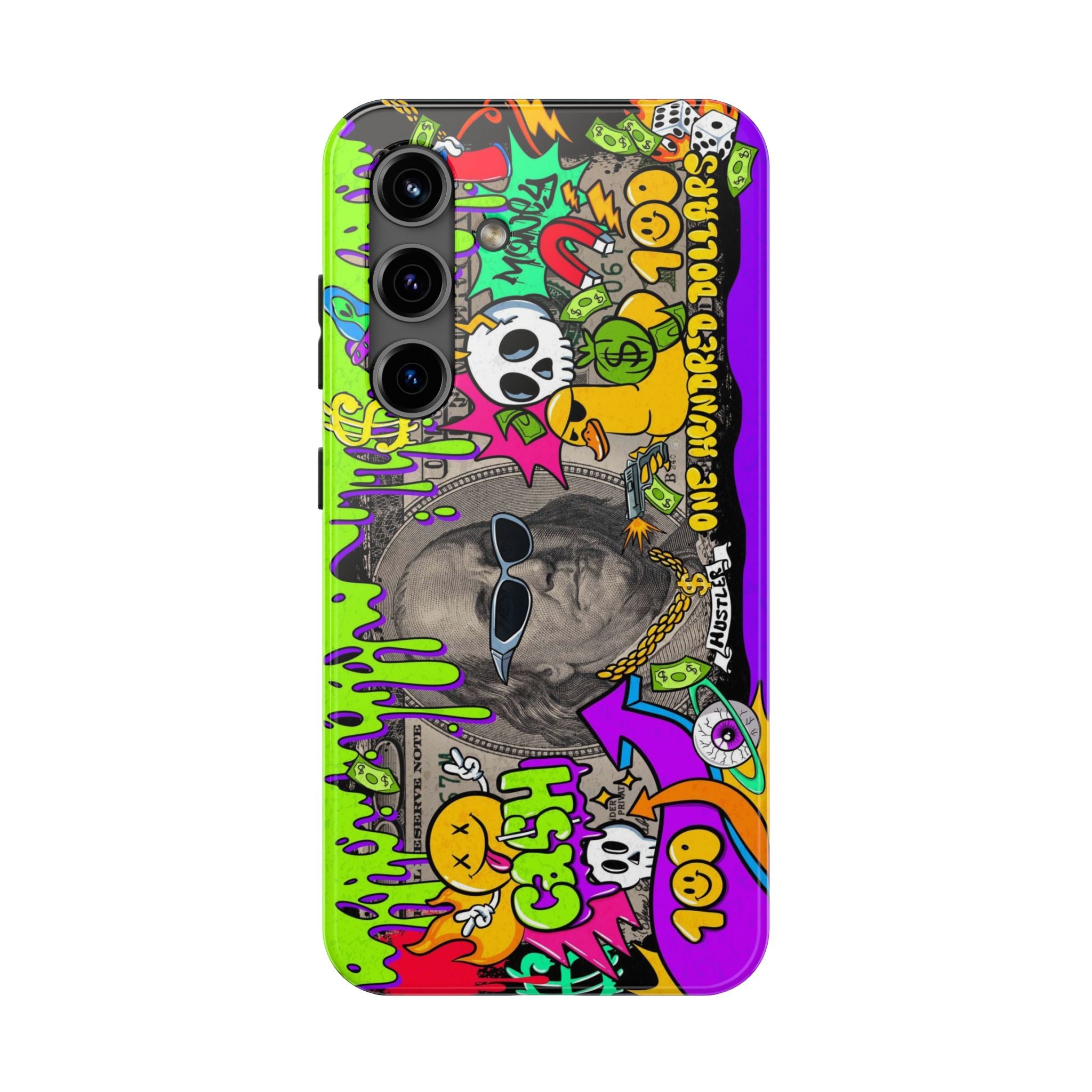 Vibrant Abstract Tough iPhone and Samsung Phone Cases - Funky, Graffiti-Style Protection, Perfect for Teens, Unique Gift, Street Art Lover, Cool Accessories