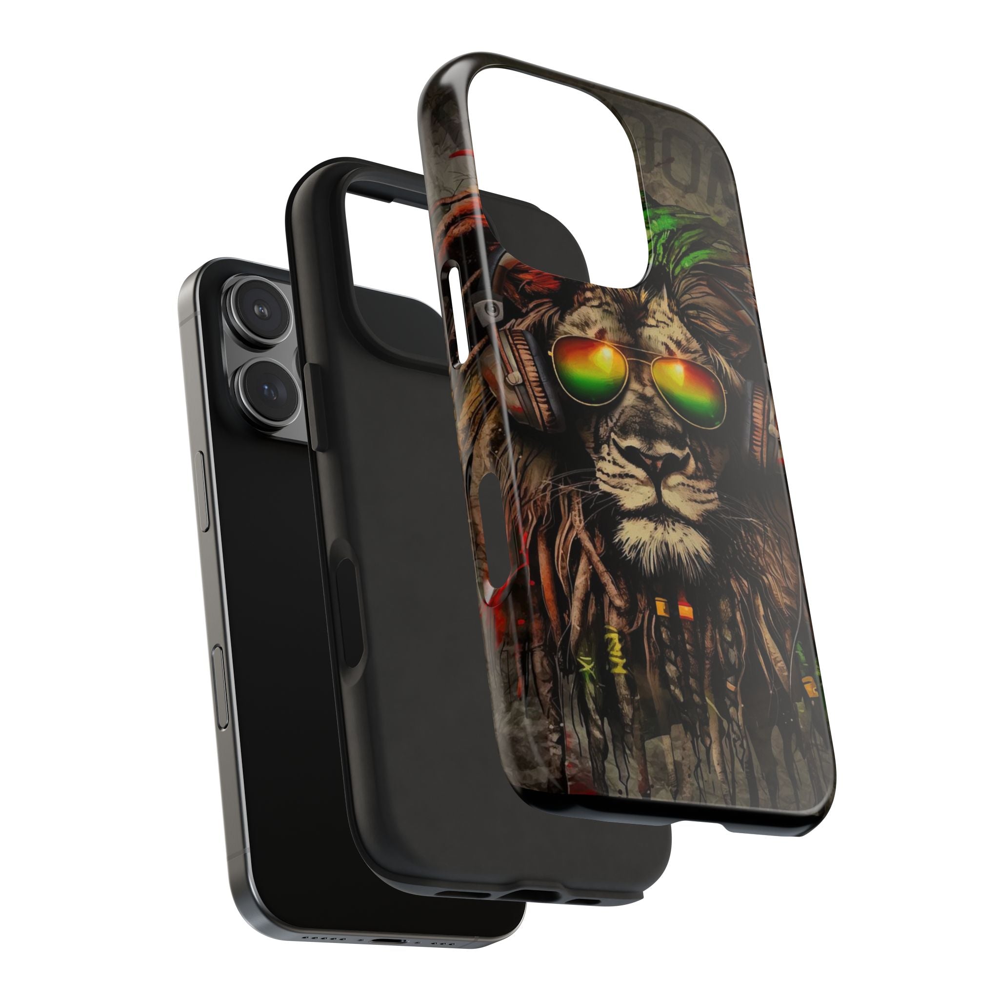 Reggae Lion Iphone Phone Case - Tough Phone Cases for Music Lovers, Gift for Rasta Fans, Vibrant Phone Cover, Unique Phone Accessories, [...]