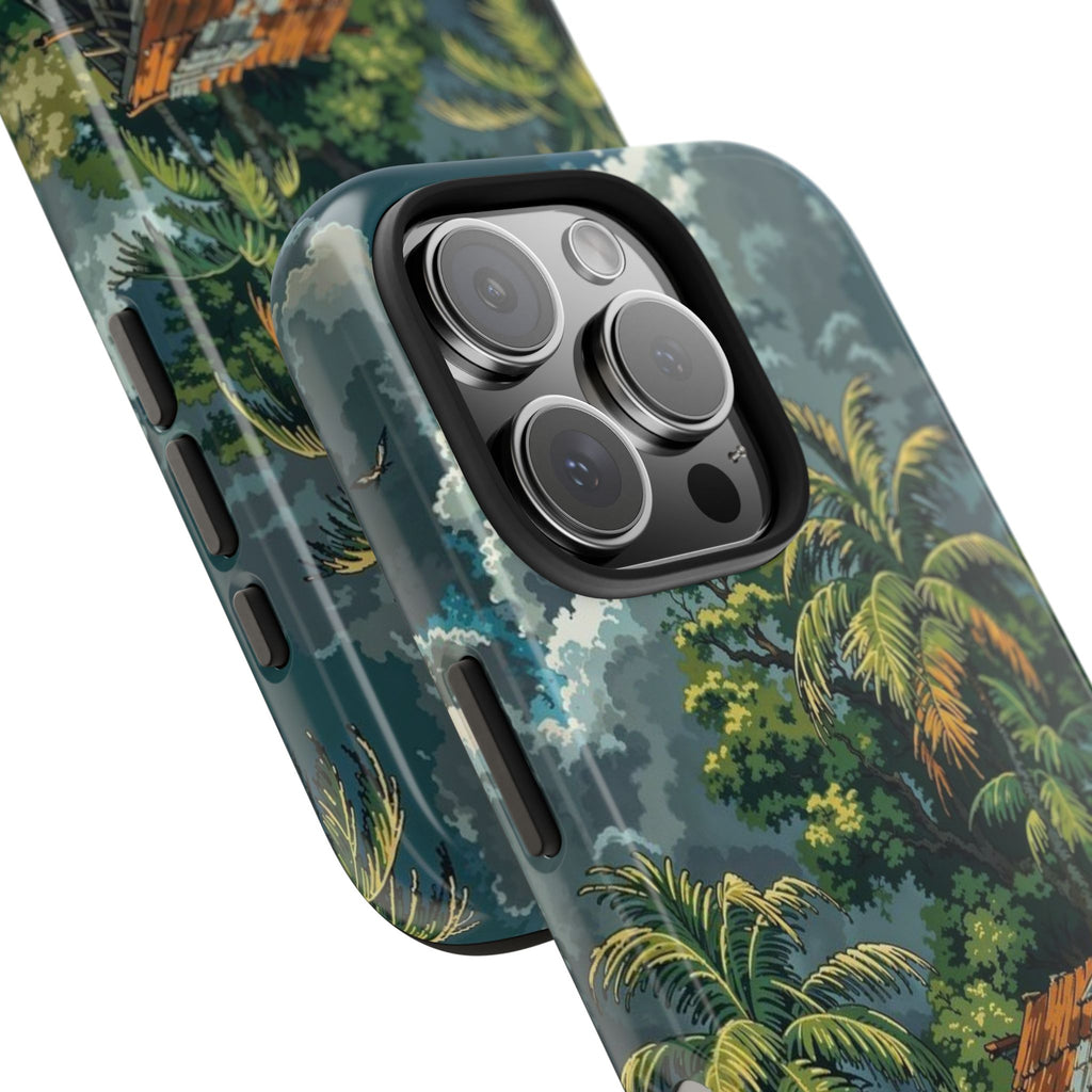 Tropical Paradise Tough iPhone and Samsung Cases - Beach Vibe, Summer Gift, Durable Protection for Adventure Lovers, Coastal Decor, Phone Accessories