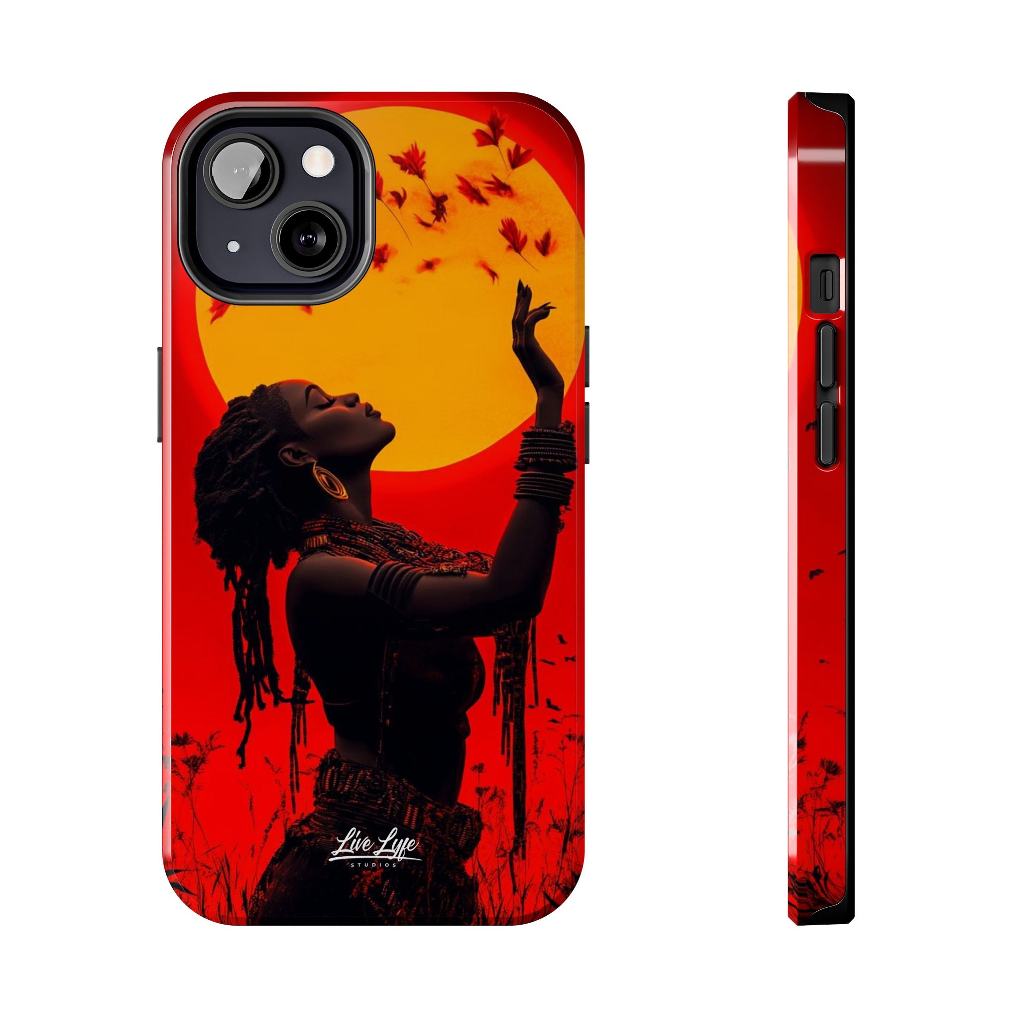 Sunset Spirit, Rasta Soul Awakening Phone Case