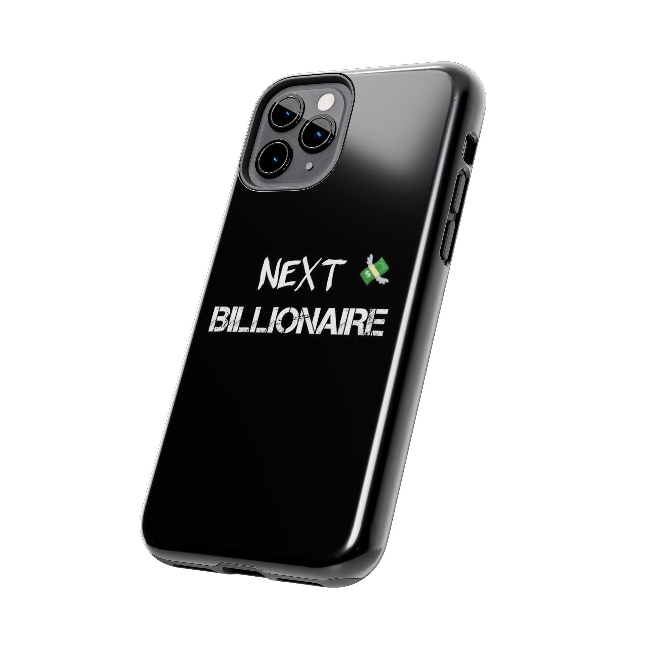 Bold Next Billionaire Phone Case, Tough Phone Cover, Entrepreneur Gift, Motivational Phone Accessory, Unique Tech Decor