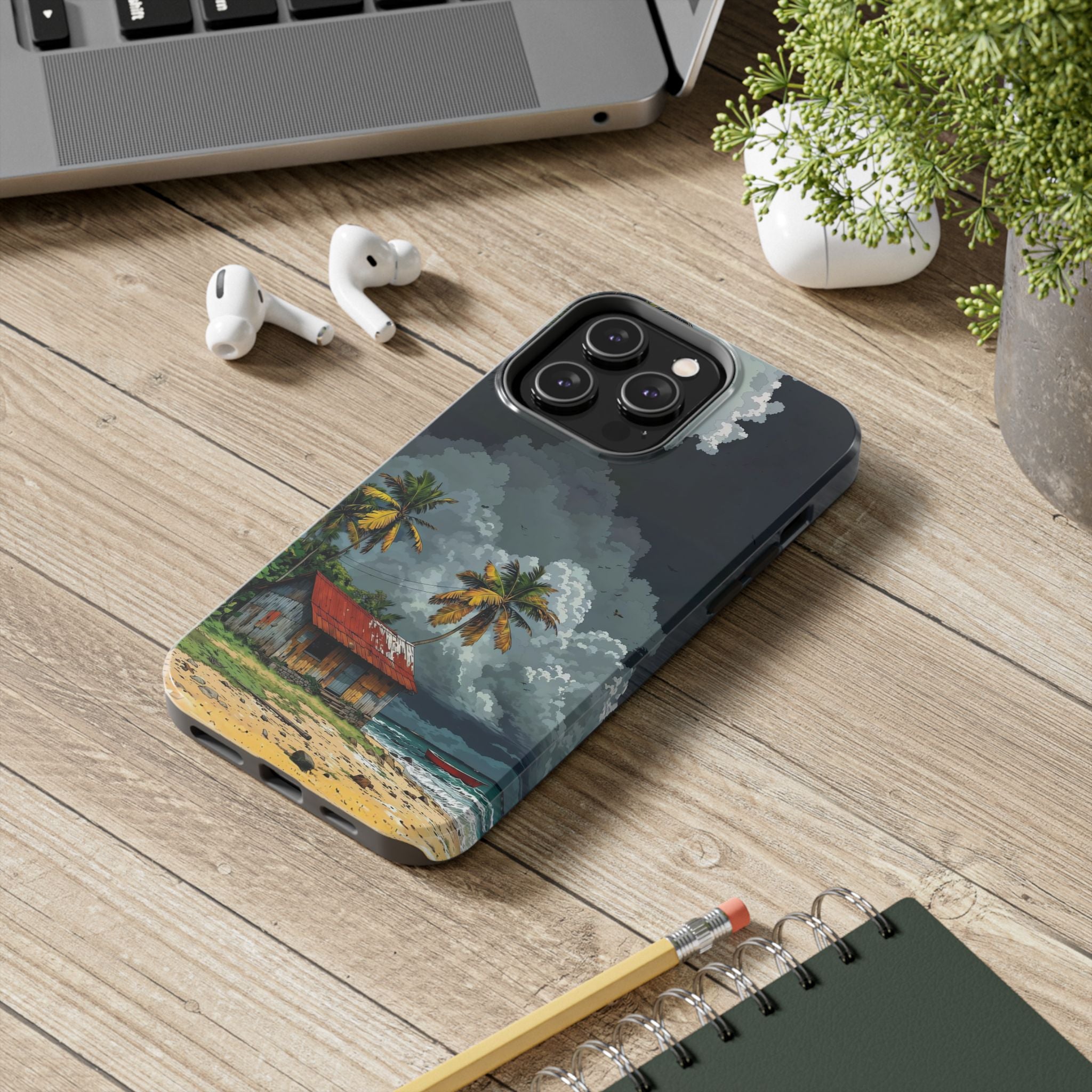 Tropical Beach Phone Cases - Coastal Vibes, Summer Gift, Adventure Ready, Travel Companion, Protective Cover Layer