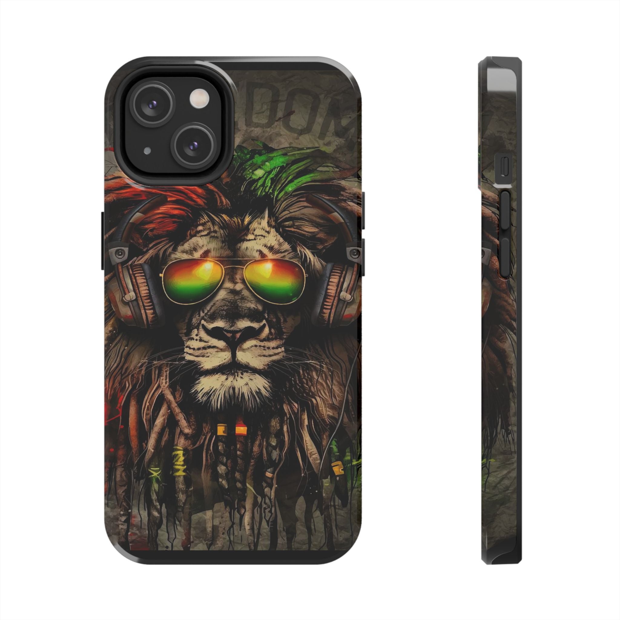 Reggae Lion Iphone Phone Case - Tough Phone Cases for Music Lovers, Gift for Rasta Fans, Vibrant Phone Cover, Unique Phone Accessories, [...]