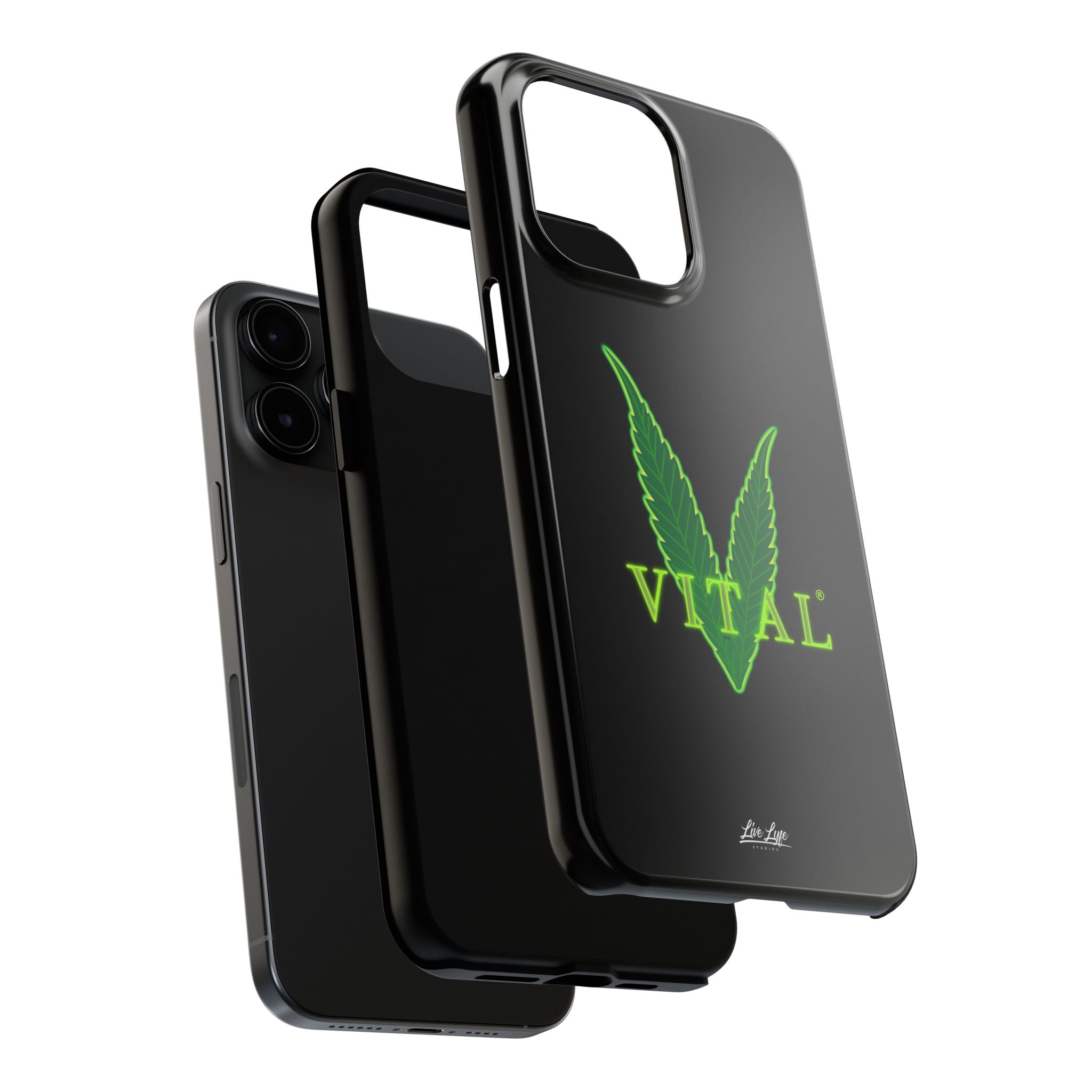 Vital Lyfe Phone Case – Sleek Black Cover