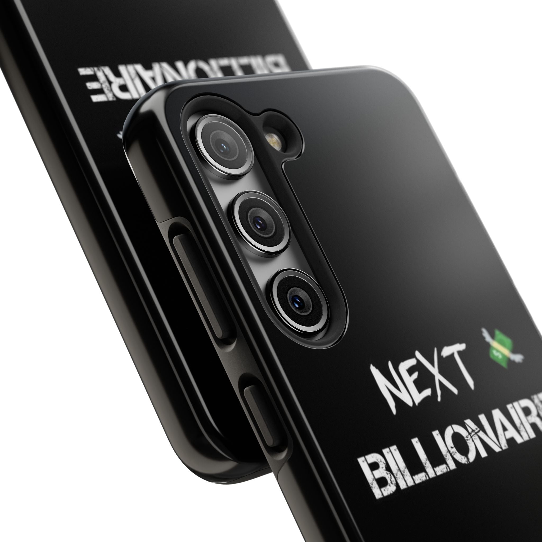 Bold Next Billionaire Phone Case, Tough Phone Cover, Entrepreneur Gift, Motivational Phone Accessory, Unique Tech Decor