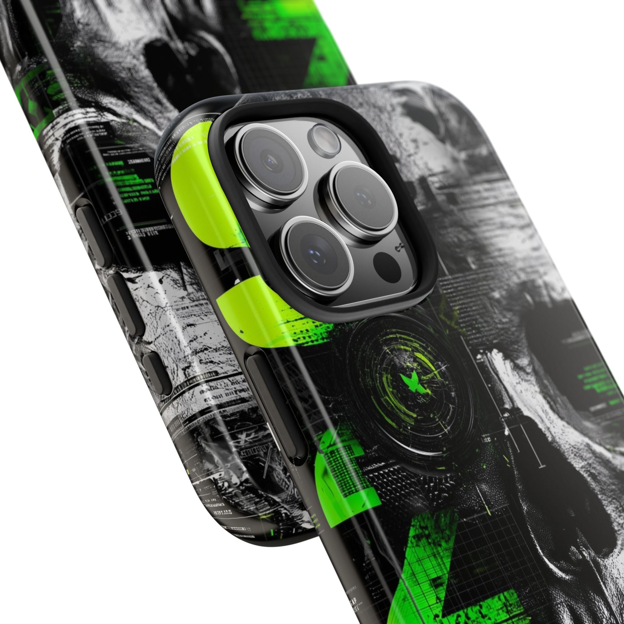Edgy Skull iPhone Case Tough Protection for Your Device, Unique Design for Gamers, Halloween Gift, Tech Accessories, Bold Aesthetic