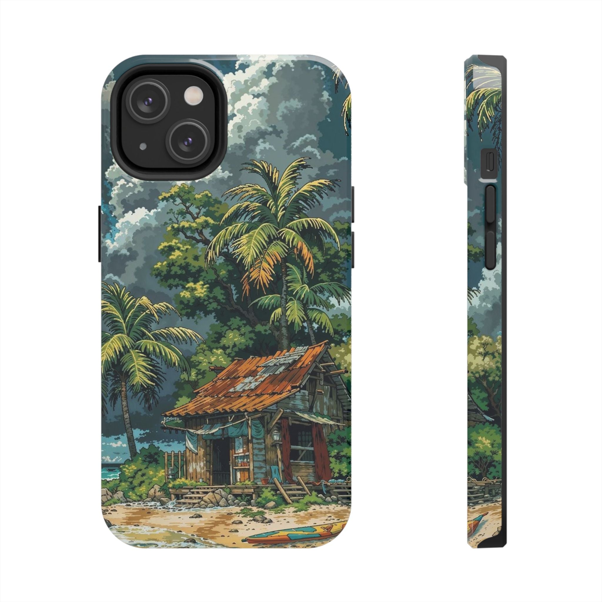 Tropical Paradise Tough iPhone and Samsung Cases - Beach Vibe, Summer Gift, Durable Protection for Adventure Lovers, Coastal Decor, Phone Accessories