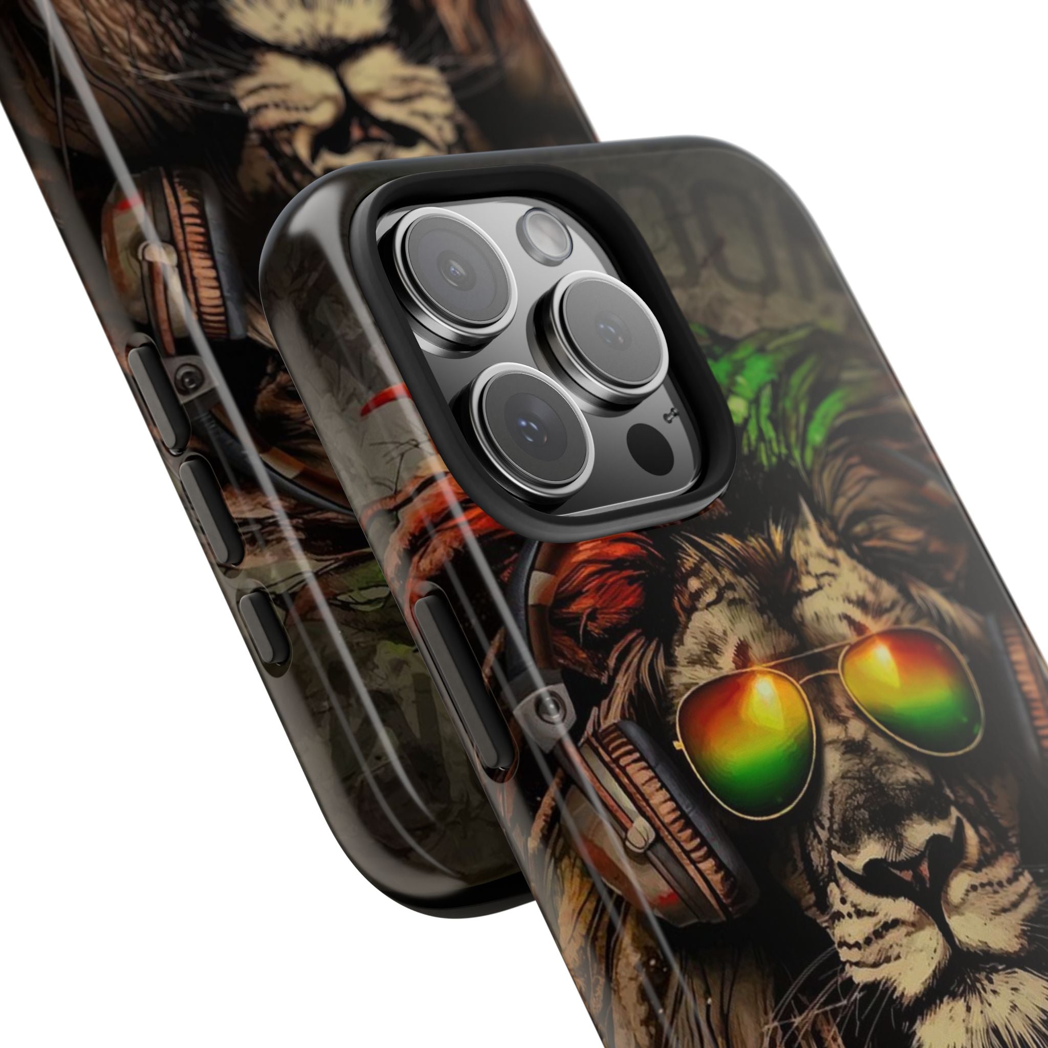 Reggae Lion Iphone Phone Case - Tough Phone Cases for Music Lovers, Gift for Rasta Fans, Vibrant Phone Cover, Unique Phone Accessories, [...]