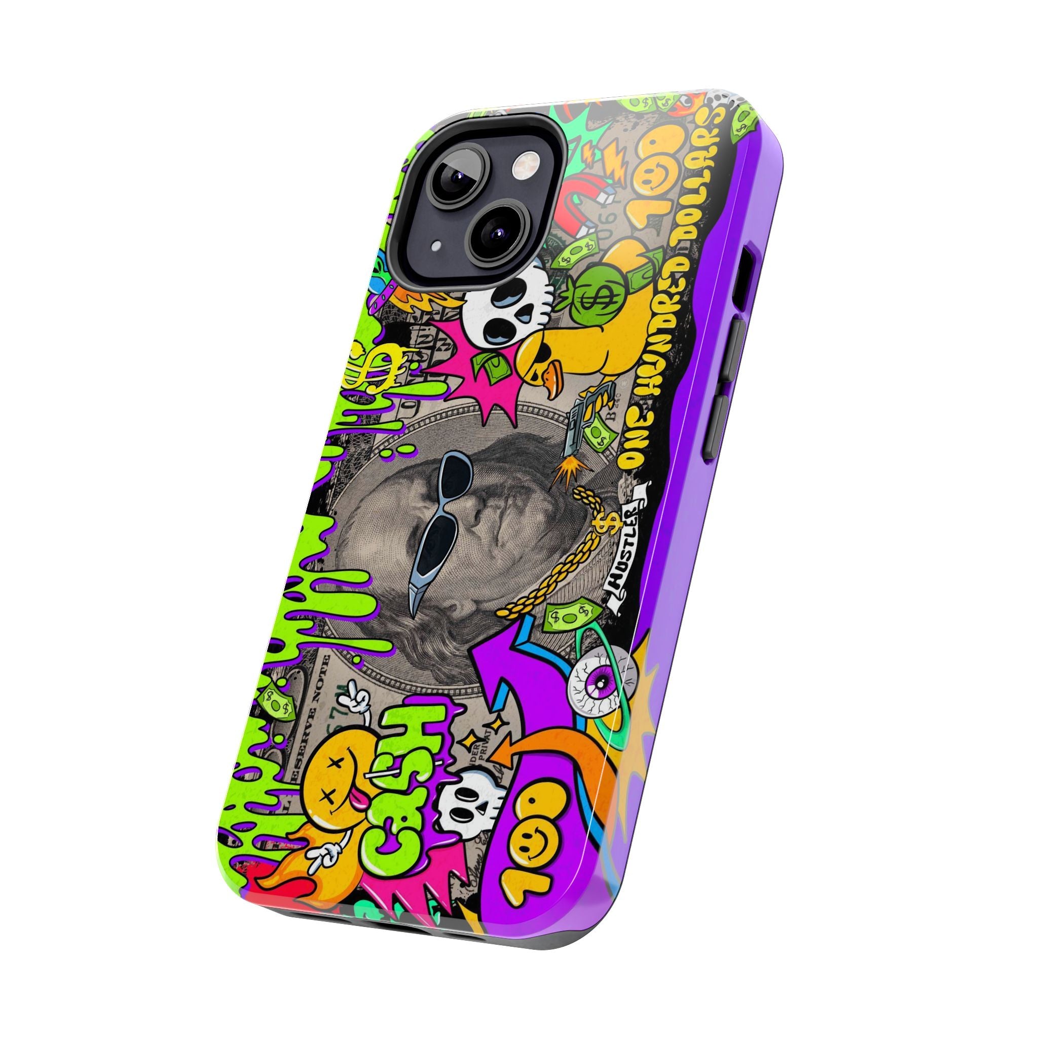 Vibrant Abstract Tough iPhone and Samsung Phone Cases - Funky, Graffiti-Style Protection, Perfect for Teens, Unique Gift, Street Art Lover, Cool Accessories