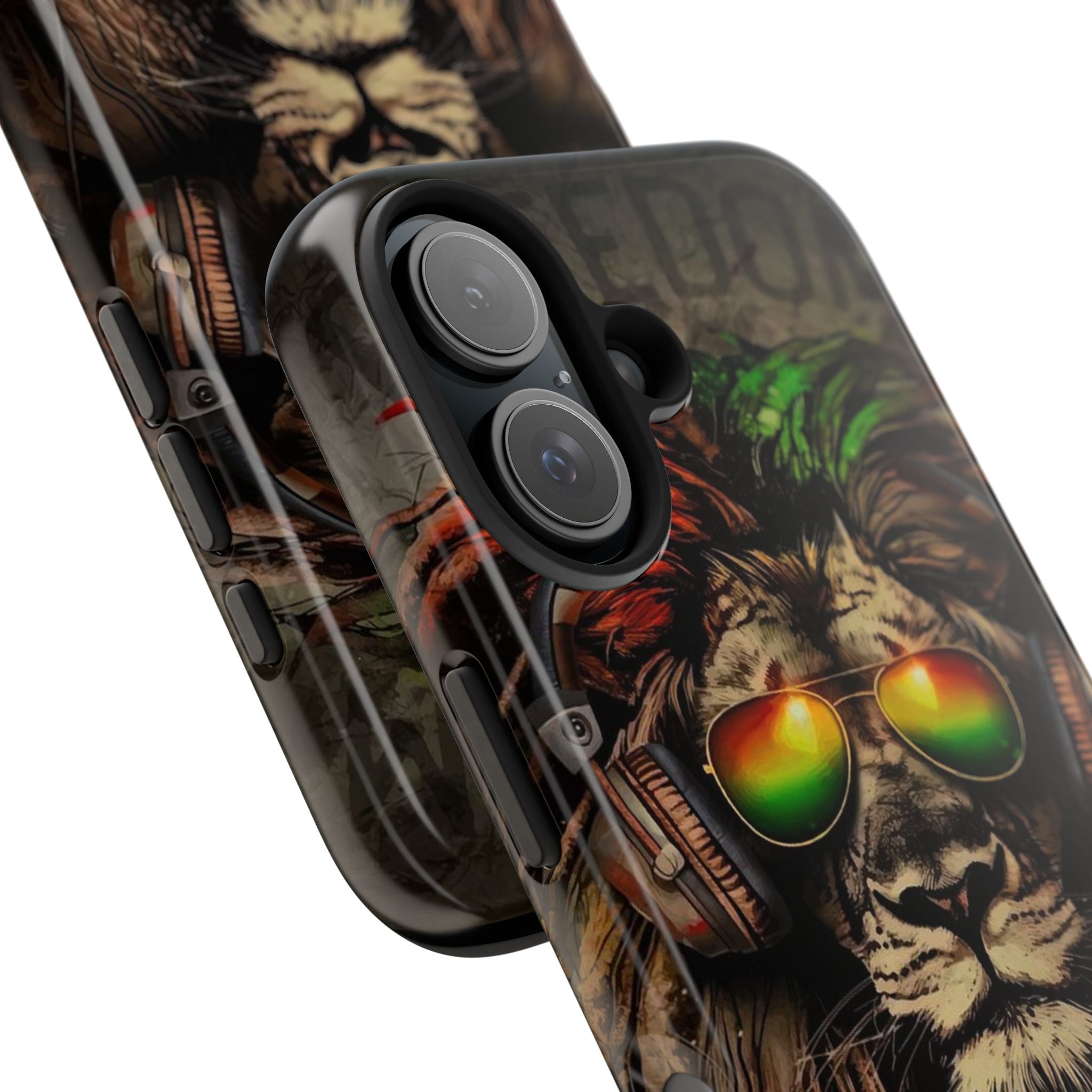 Reggae Lion Iphone Phone Case - Tough Phone Cases for Music Lovers, Gift for Rasta Fans, Vibrant Phone Cover, Unique Phone Accessories, [...]