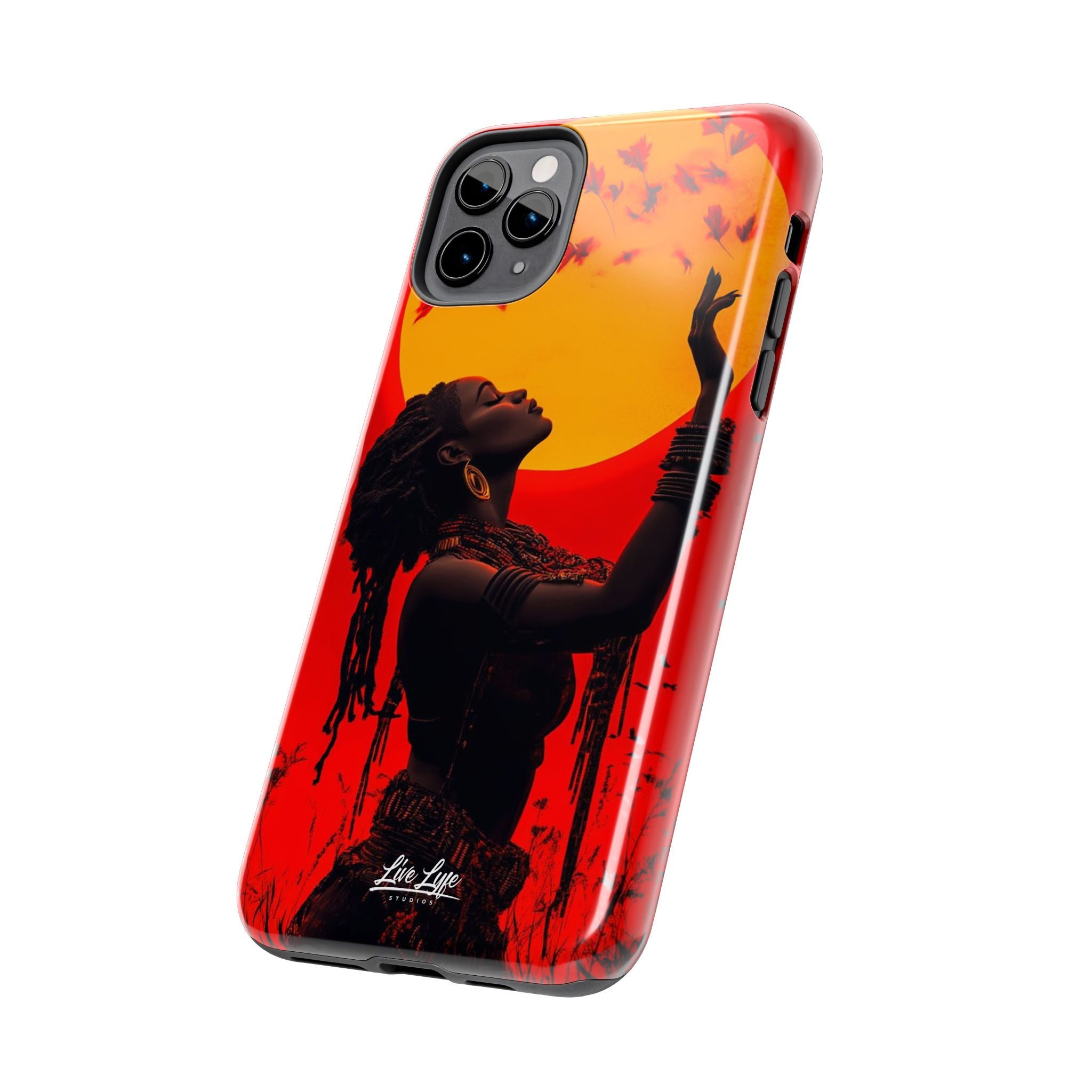 Sunset Spirit, Rasta Soul Awakening Phone Case