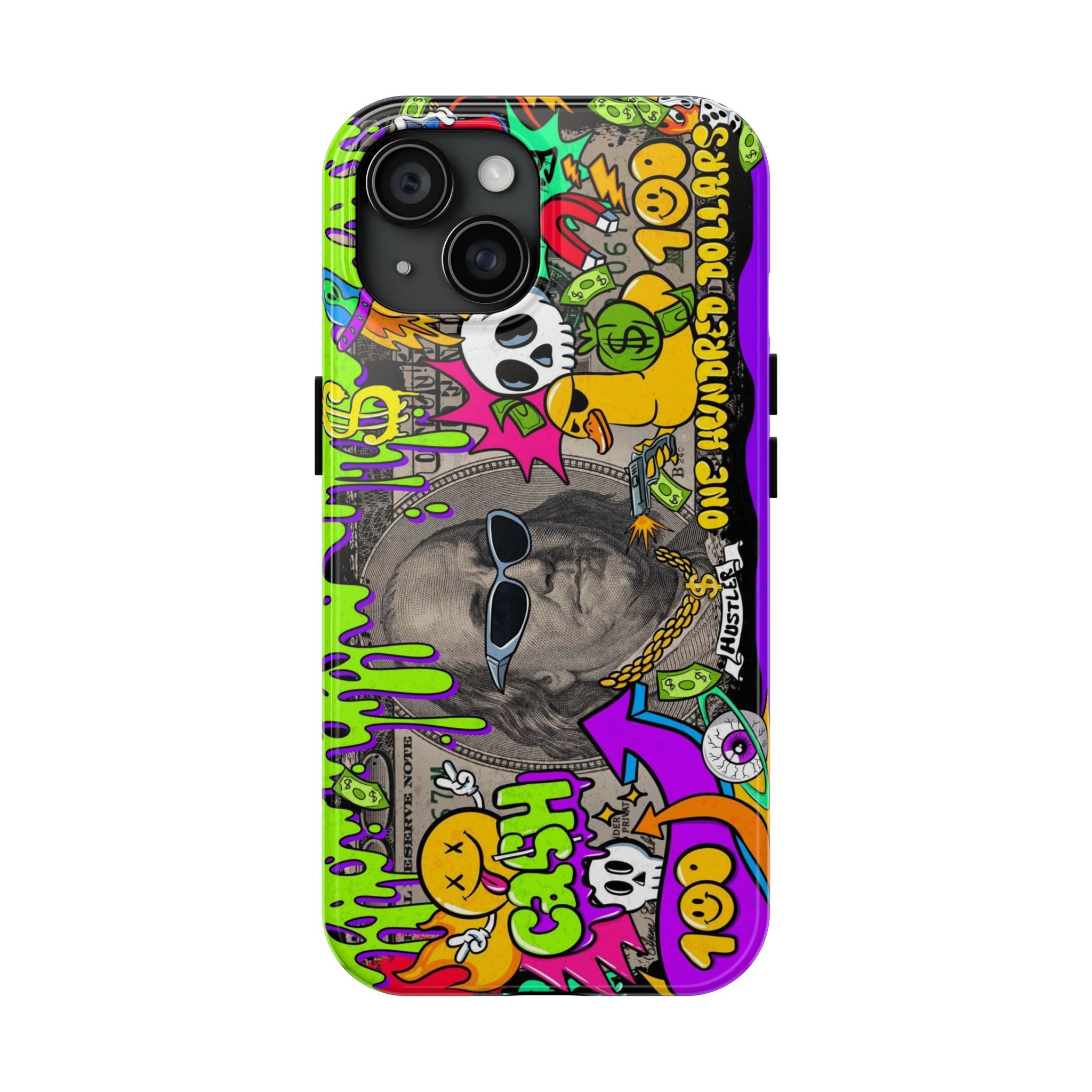 Vibrant Abstract Tough iPhone and Samsung Phone Cases - Funky, Graffiti-Style Protection, Perfect for Teens, Unique Gift, Street Art Lover, Cool Accessories