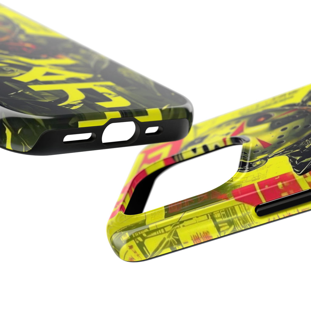 Cyberpunk Tough Phone Case - Unique Tech Accessory for Gamers, Gift for Birthdays, Holidays, Phone Protection, Stylish Design