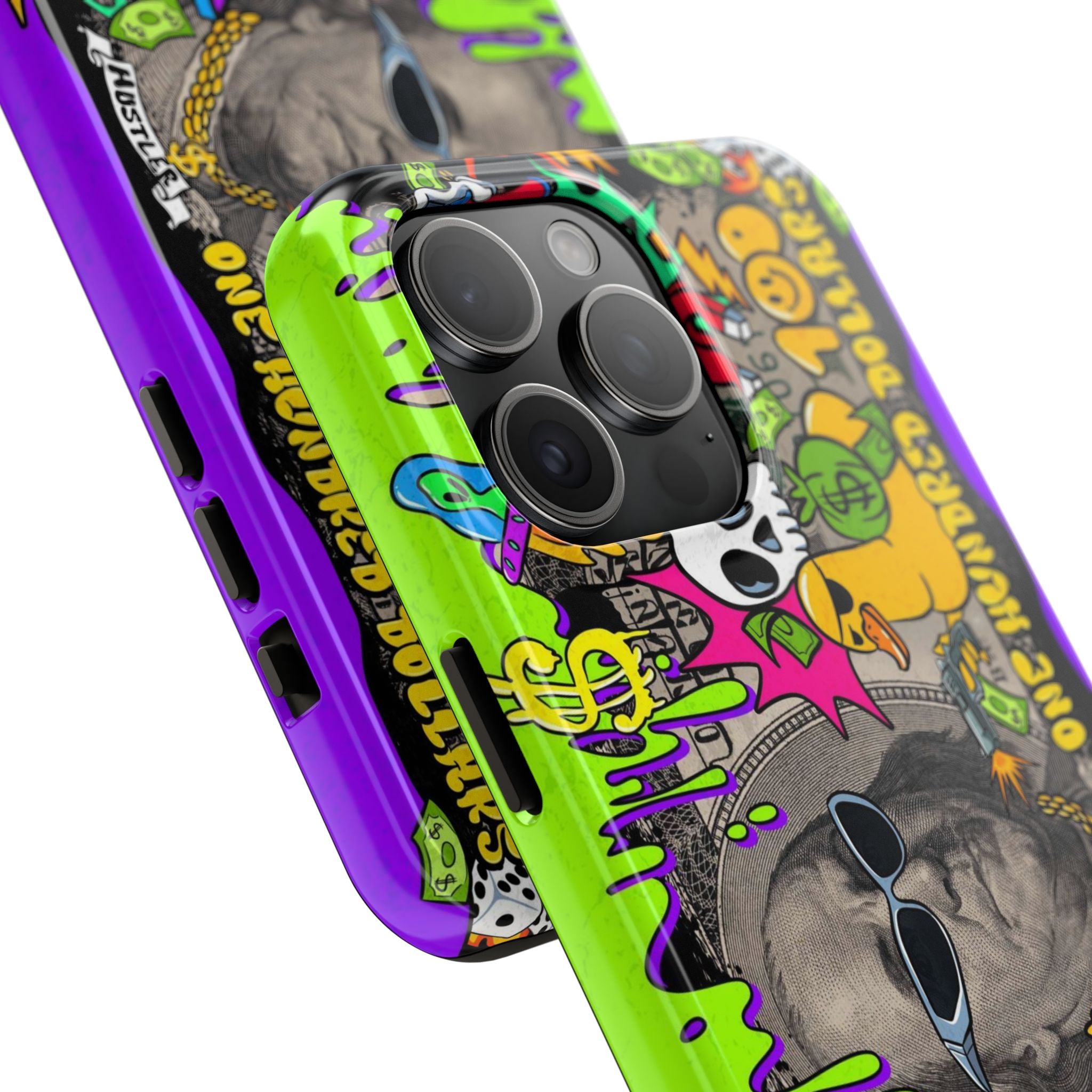 Vibrant Abstract Tough iPhone and Samsung Phone Cases - Funky, Graffiti-Style Protection, Perfect for Teens, Unique Gift, Street Art Lover, Cool Accessories