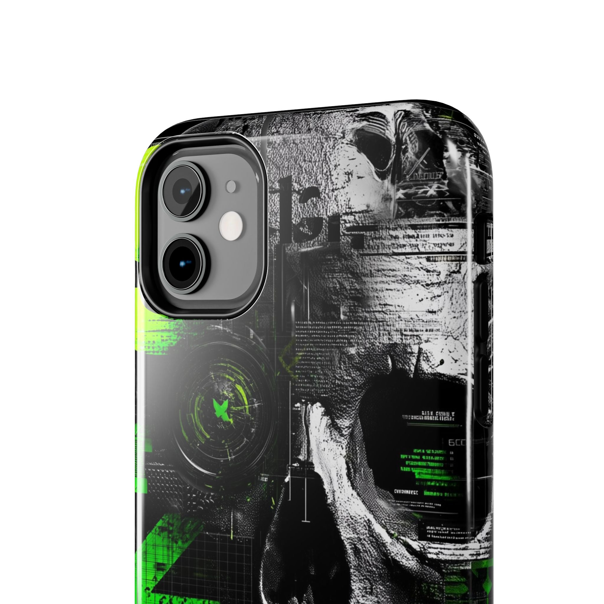 Edgy Skull iPhone Case Tough Protection for Your Device, Unique Design for Gamers, Halloween Gift, Tech Accessories, Bold Aesthetic