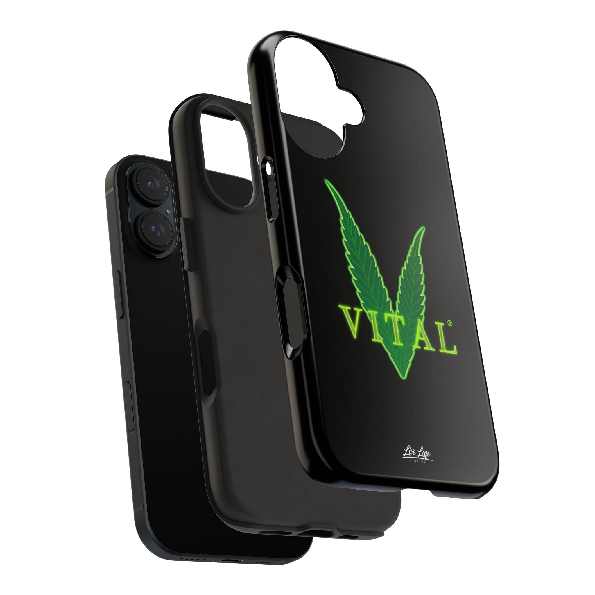 Vital Lyfe Phone Case – Sleek Black Cover